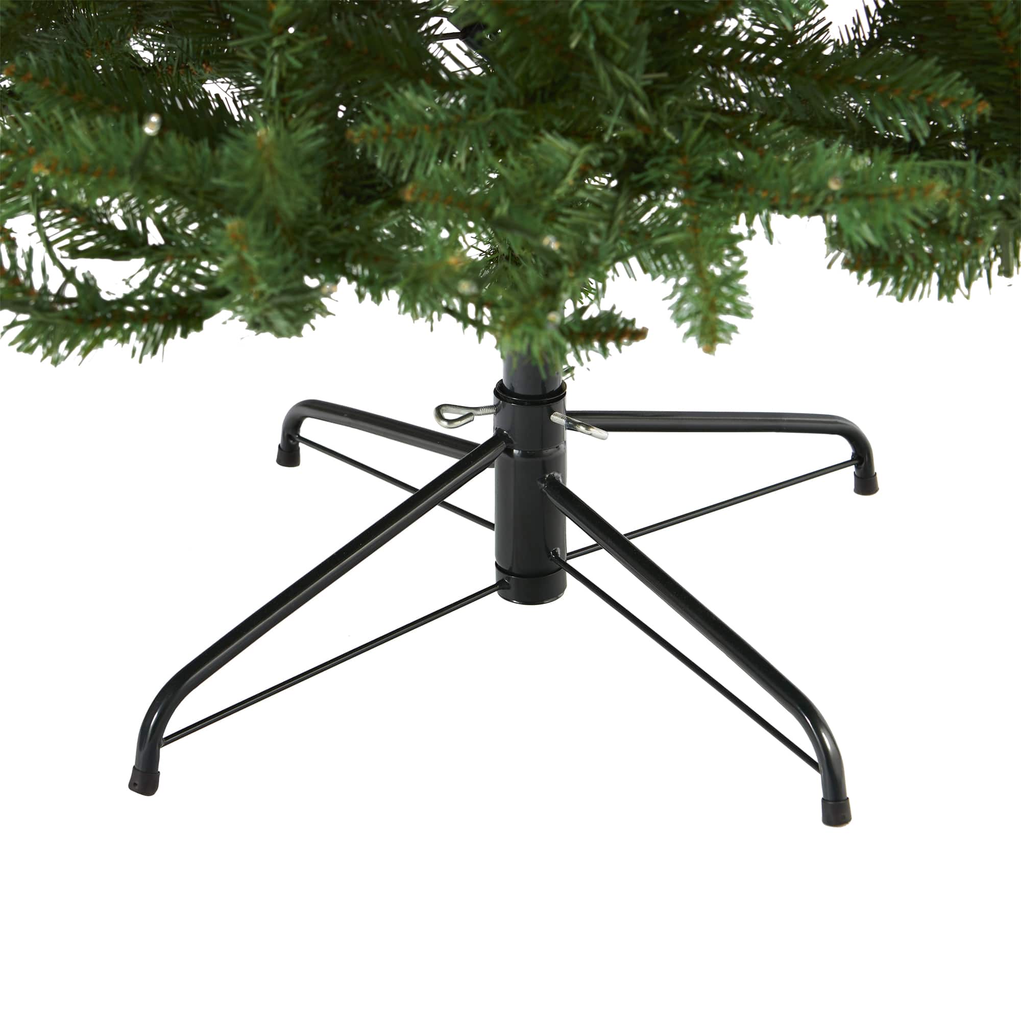 7.5ft. Pre-Lit Green Valley Fir Artificial Christmas Tree with Clear LED Lights