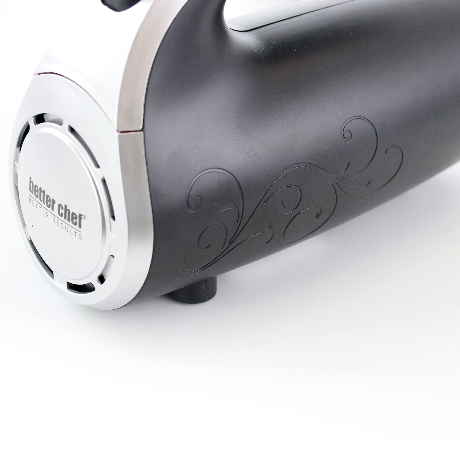 Better Chef Black &#x26; Silver 5-Speed 150-Watt Hand Mixer
