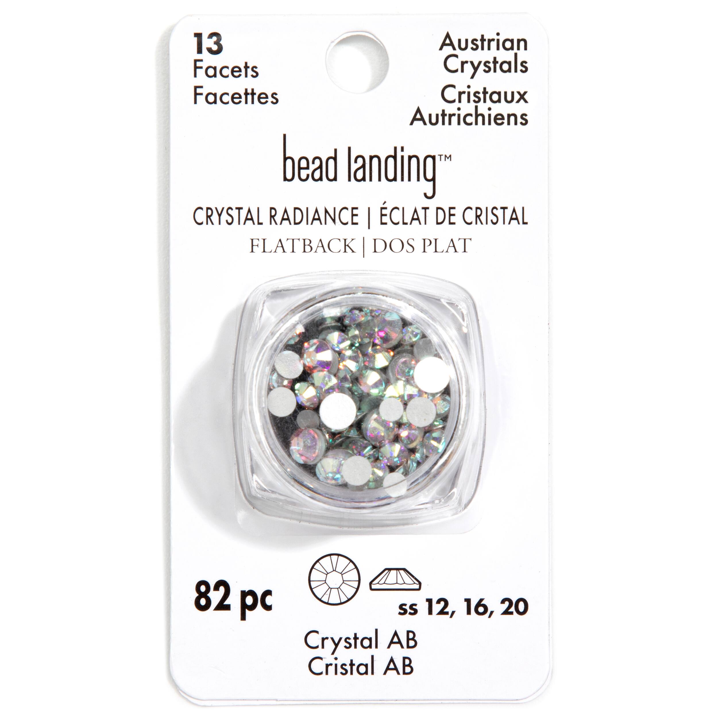 Crystal Radiance Crystal AB Mix Flatback Austrian Crystals by Bead Landing™