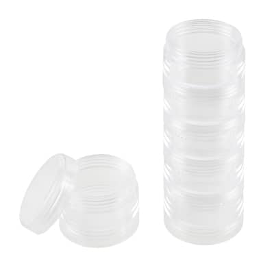 Bead Landing™ Clear Stackable Bead Storage, 1 1/2"" image