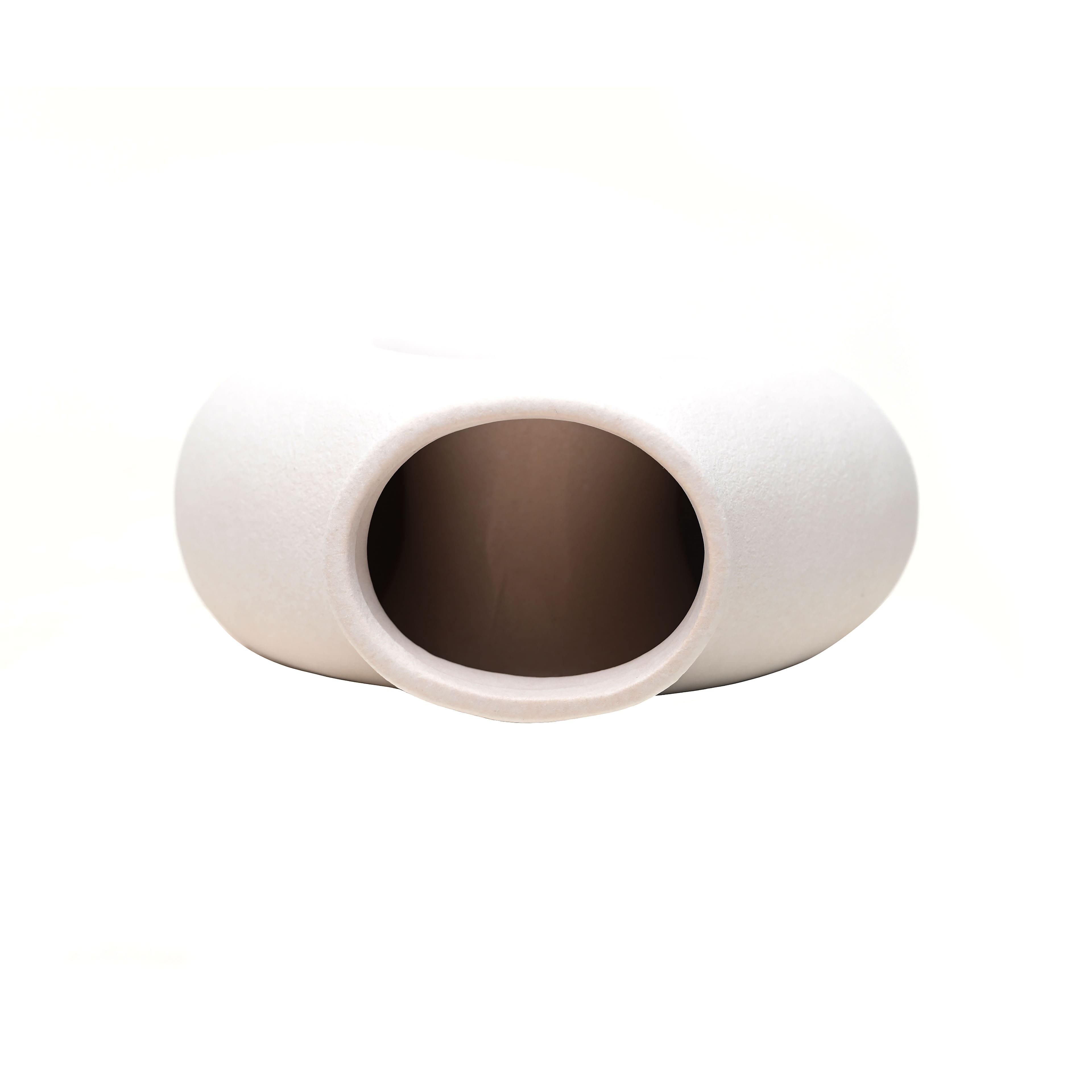 7.5&#x22; White Round Ceramic Vase by Ashland&#xAE;