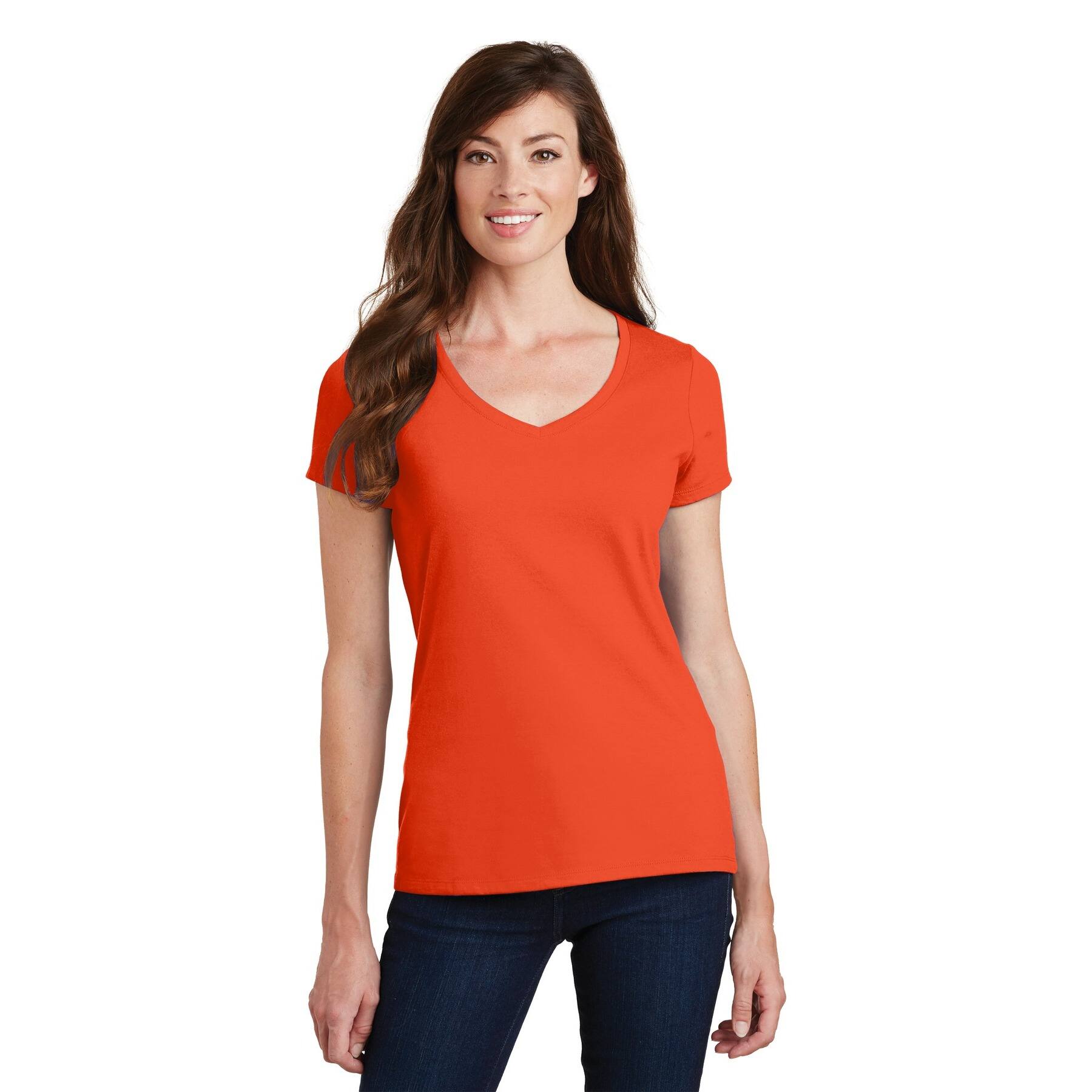 Port & Company® Fan Favorite™ Ladies V-Neck T-Shirt