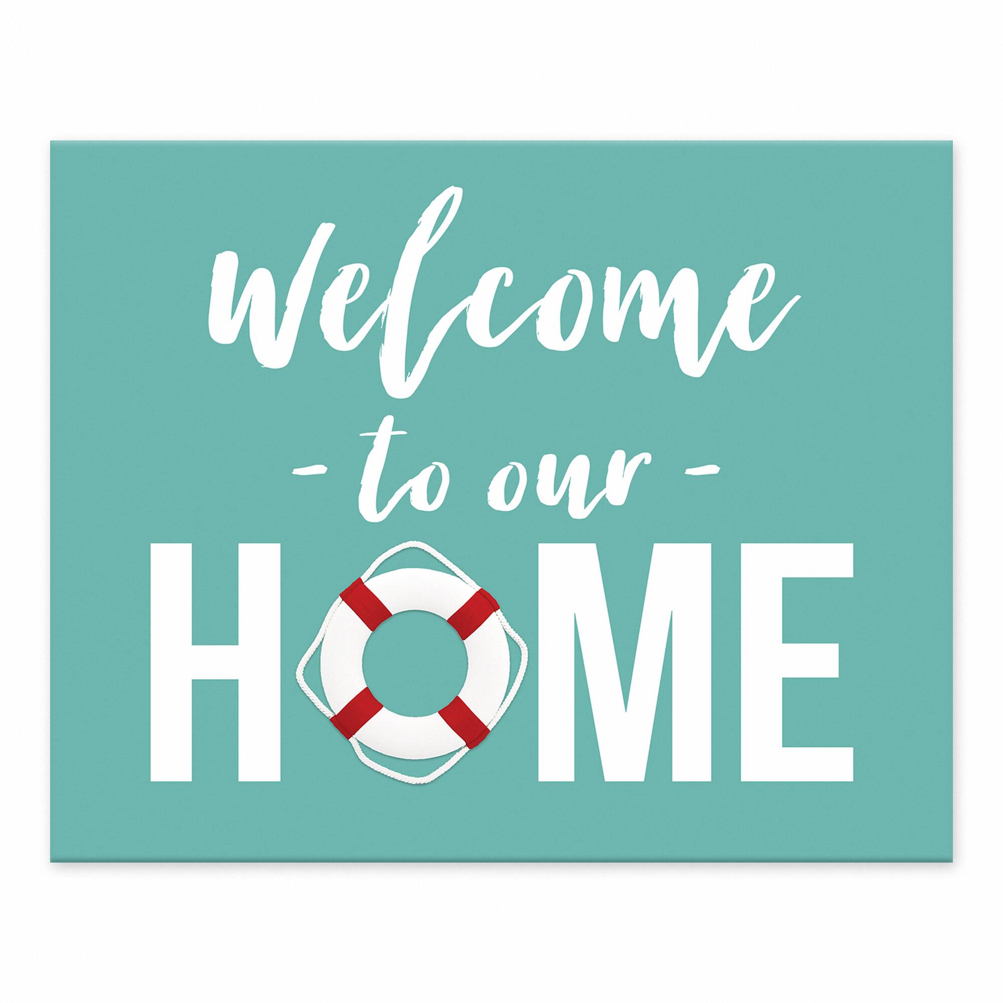 Welcome to Our Home Nautical Tabletop Décor