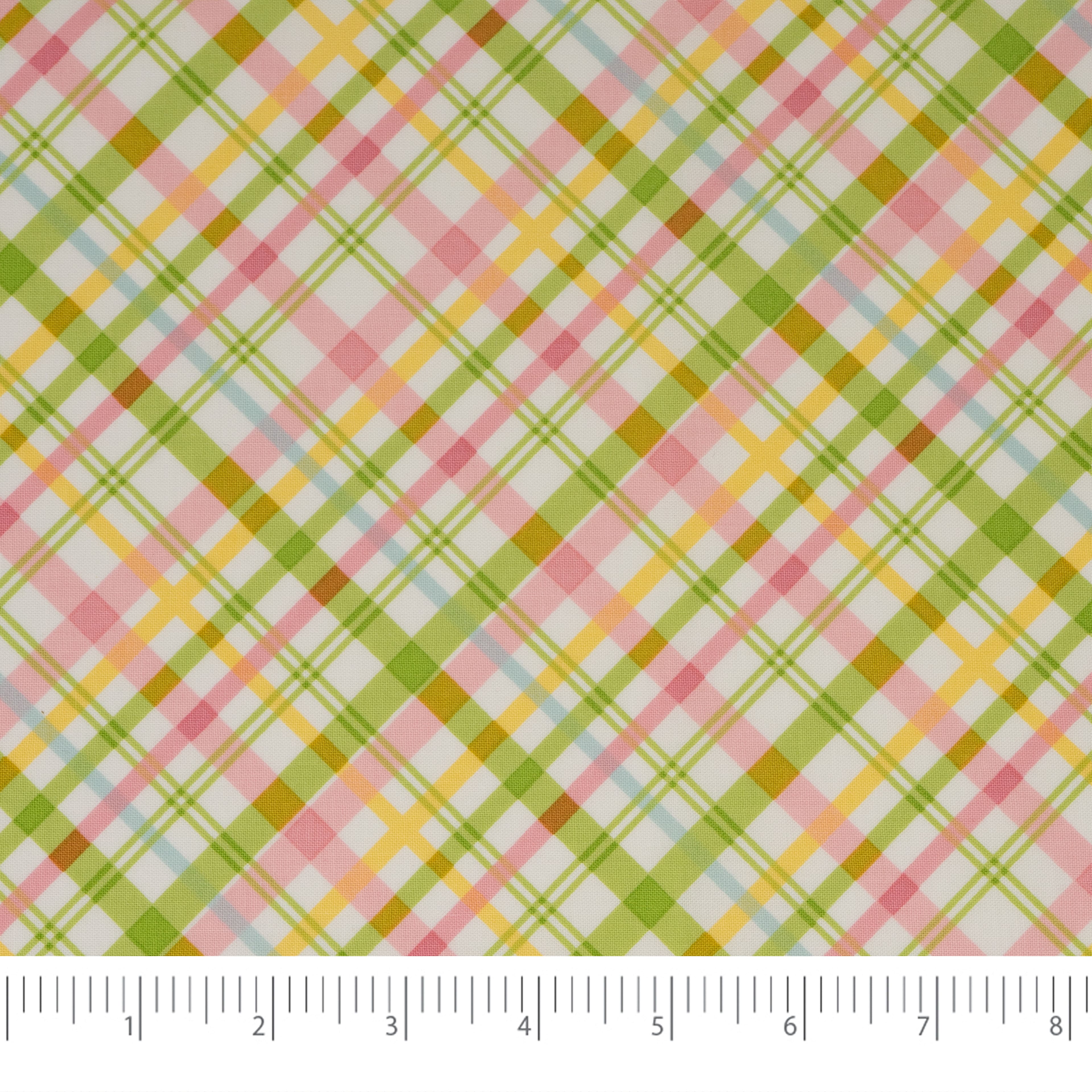 10 yd. Full Bolt: SINGER® Pastel Plaid Cotton Fabric