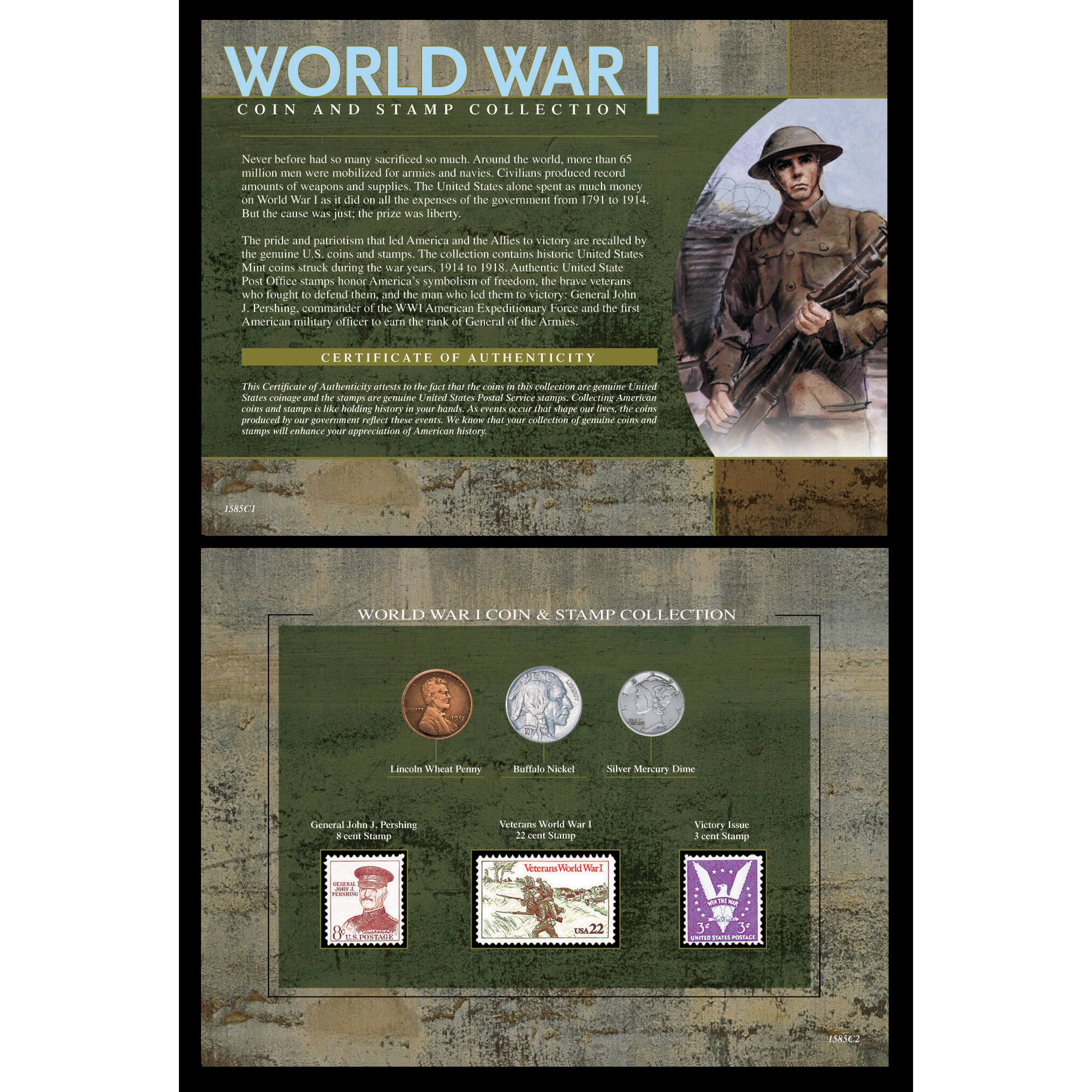 World War I Coin &#x26; Stamp Collection