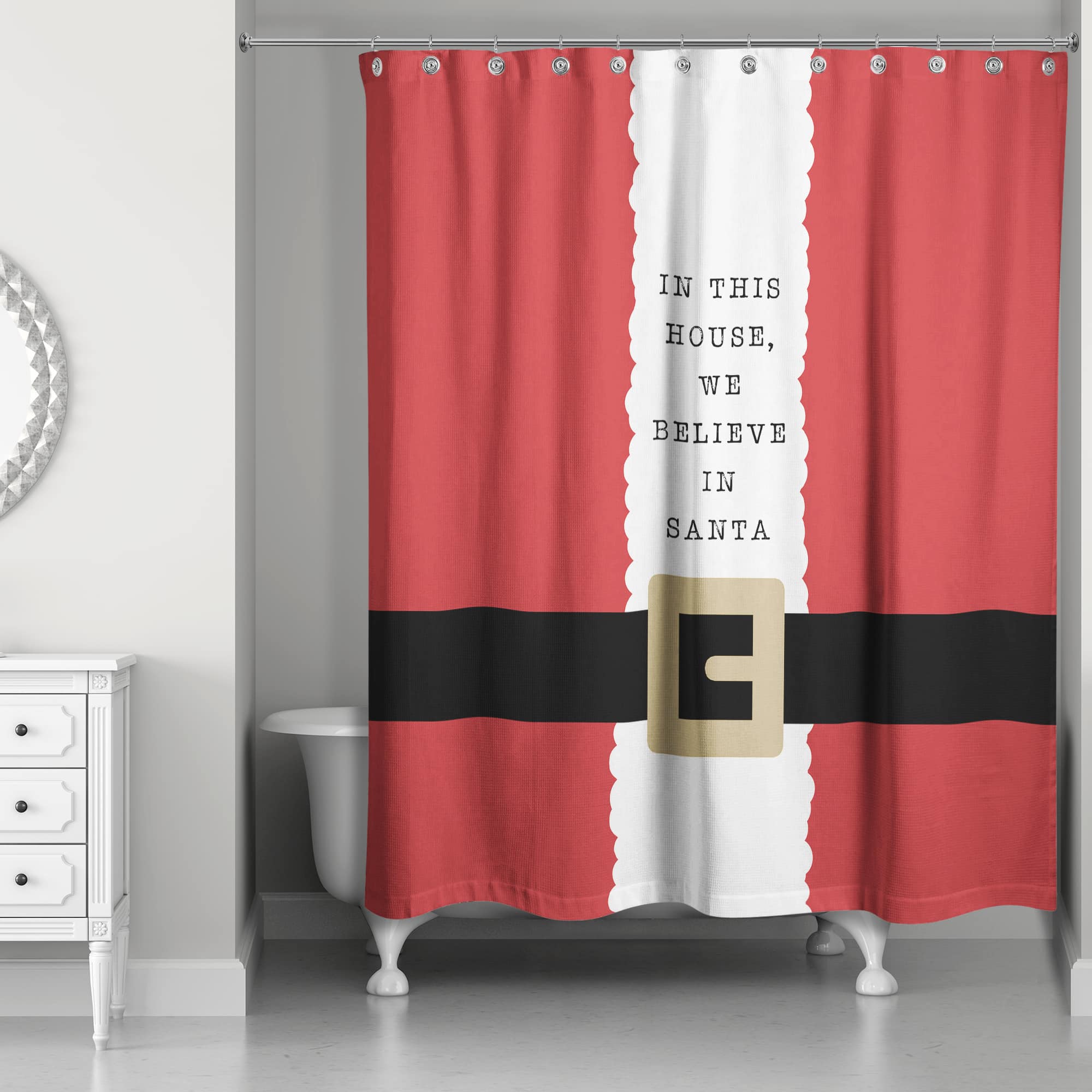 This House Believes Shower Curtain