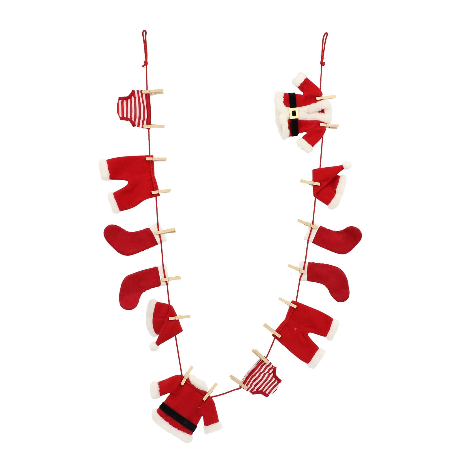 6ft. Santa&#x27;s Clothesline Garland by Ashland&#xAE;