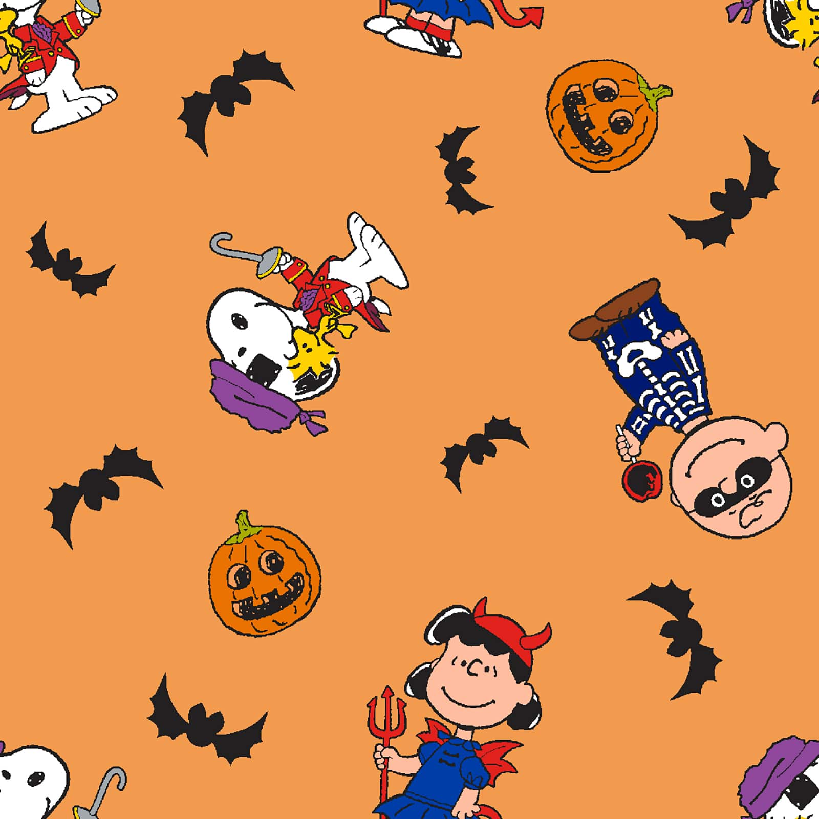 Peanuts® Seasonal Halloween Cotton Fabric | Michaels