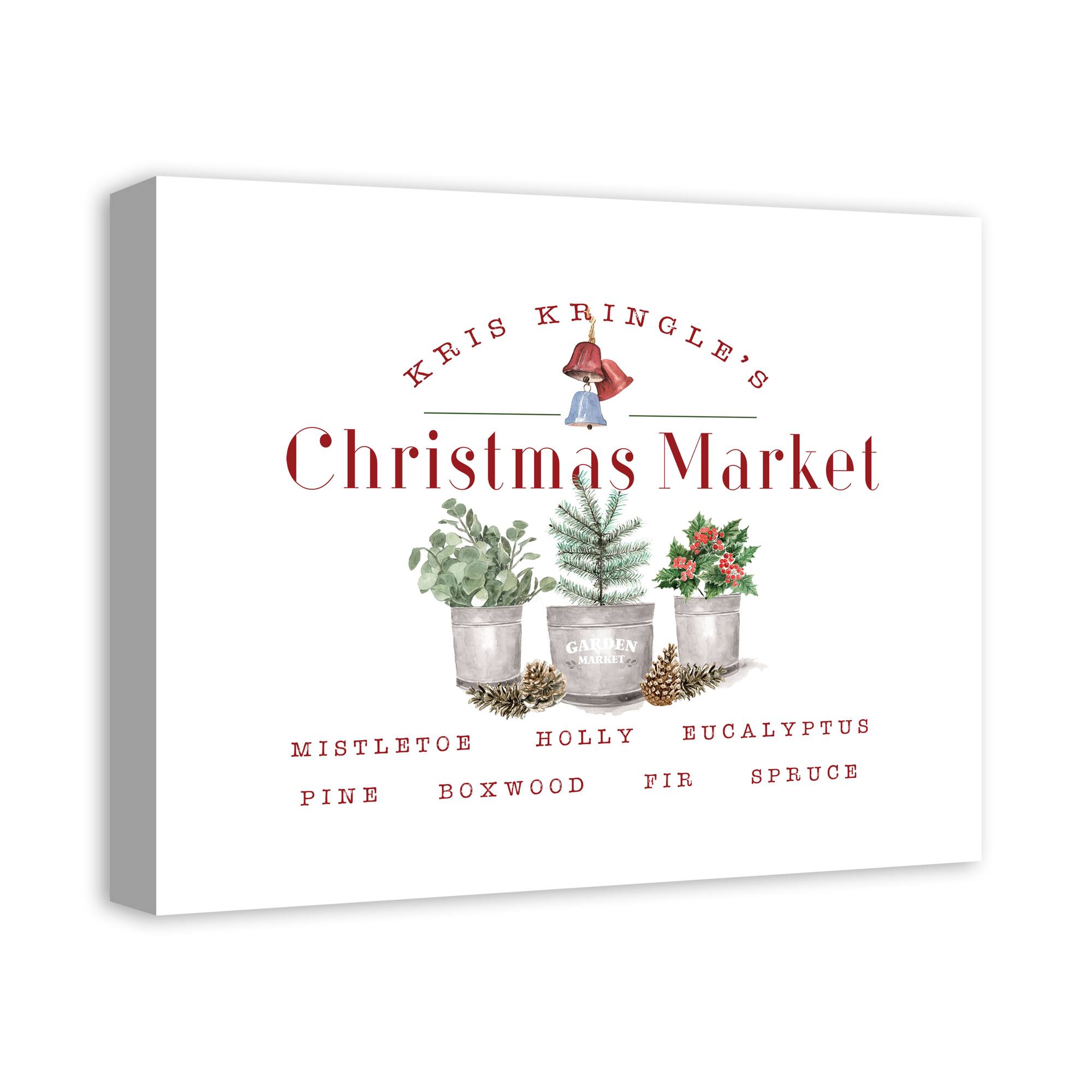 Kringle Christmas Market Canvas Wall Art