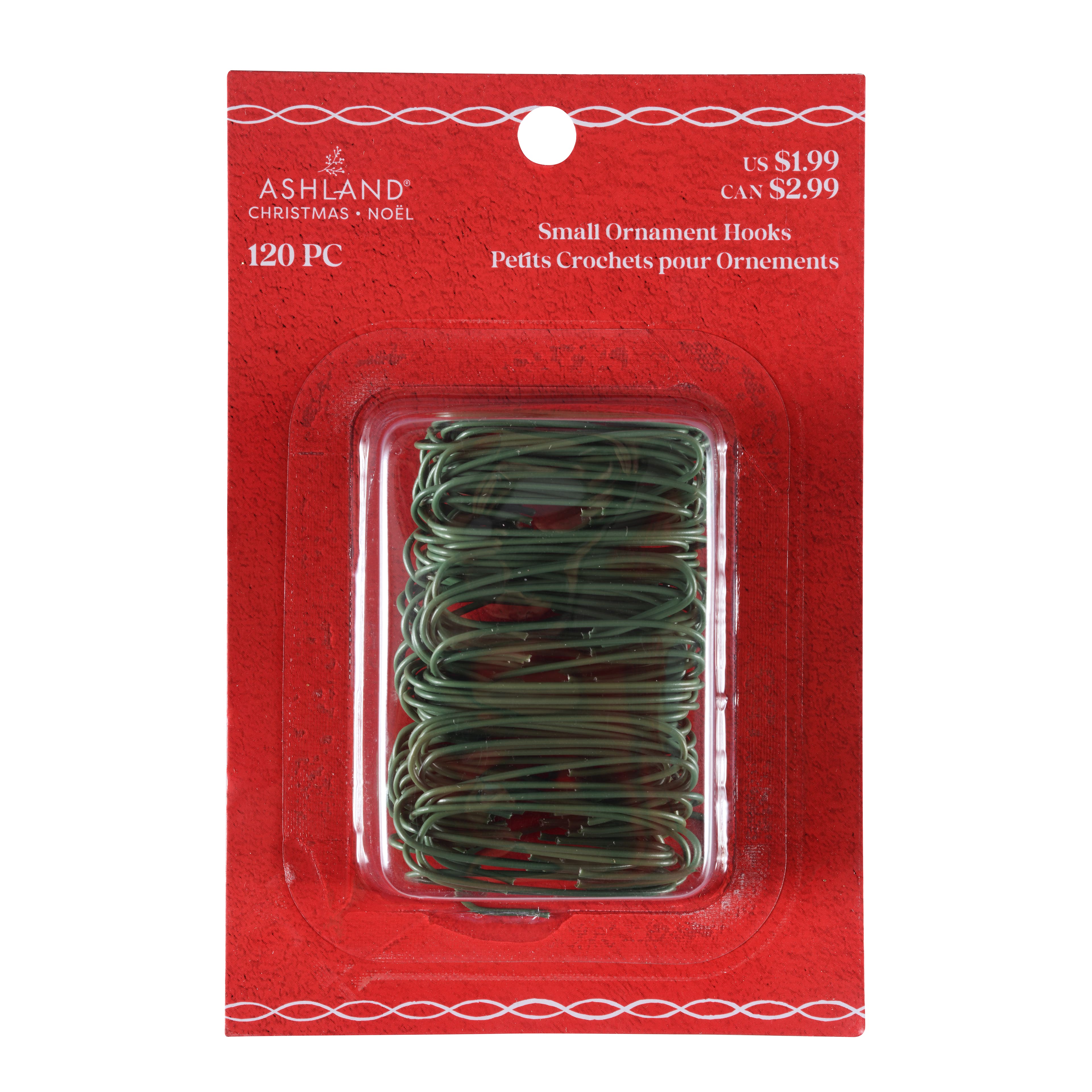 Christmas Ornament Hooks for Mini Ornaments  Christmas tree ornament hooks,  Ornament hooks, Mini ornaments