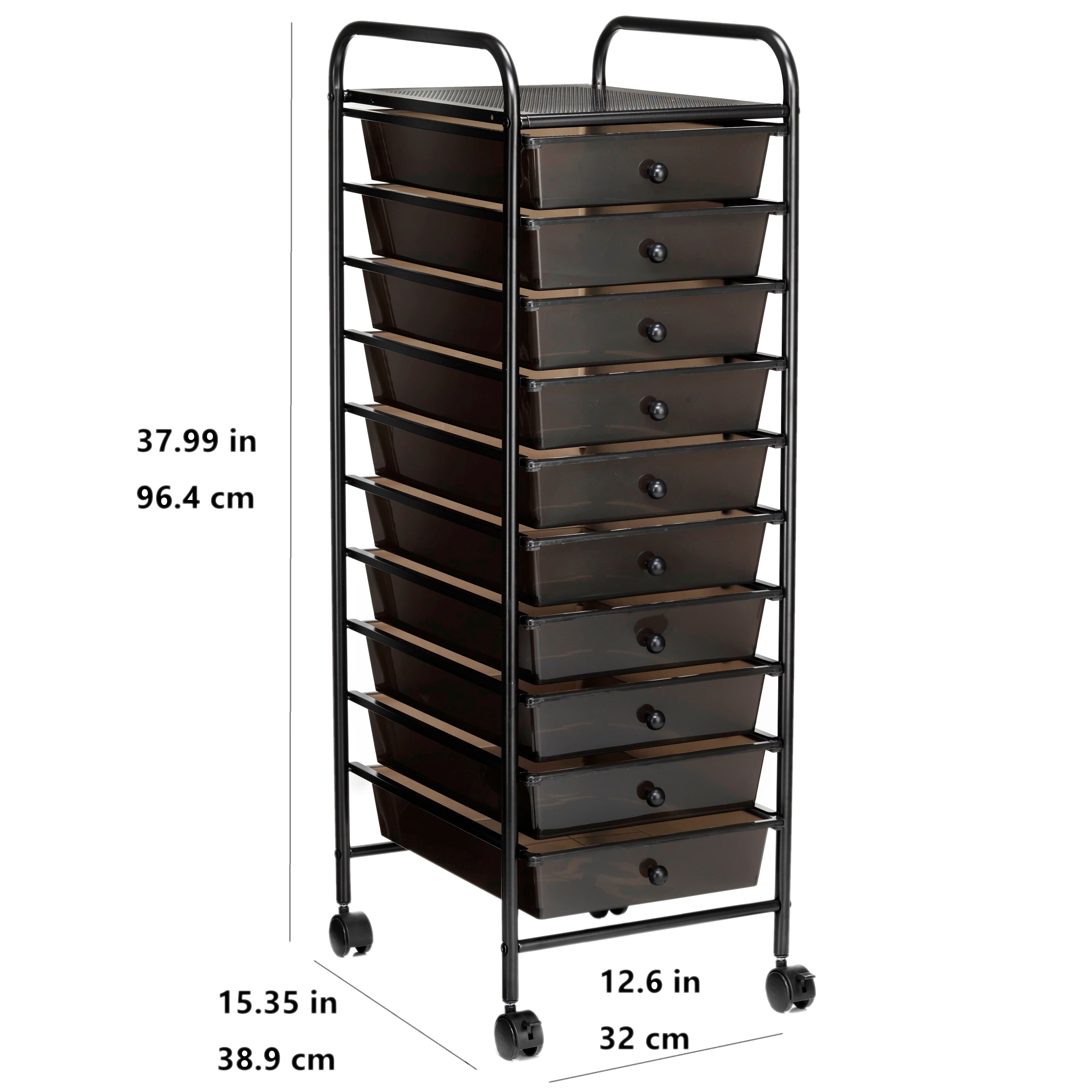 10 Drawer Rolling Cart by Simply Tidy&#xAE;