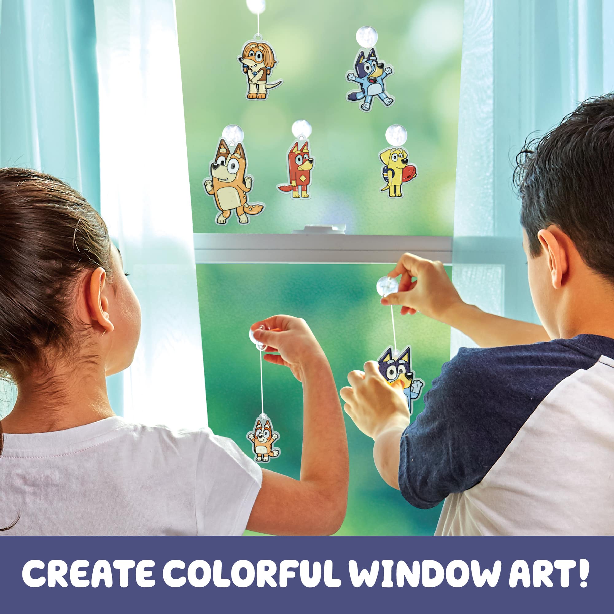 Bluey Window Art Kit