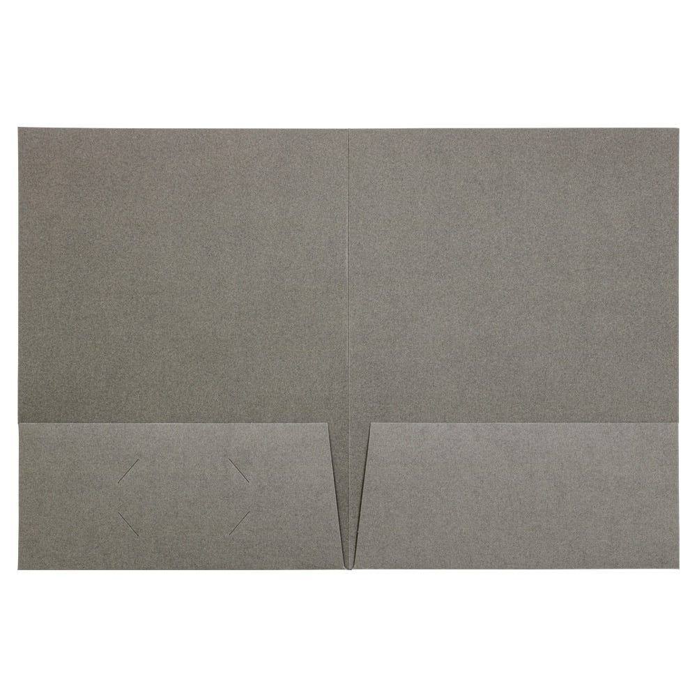 JAM Paper 2-Pocket Textured Linen Business Folders, 6ct.