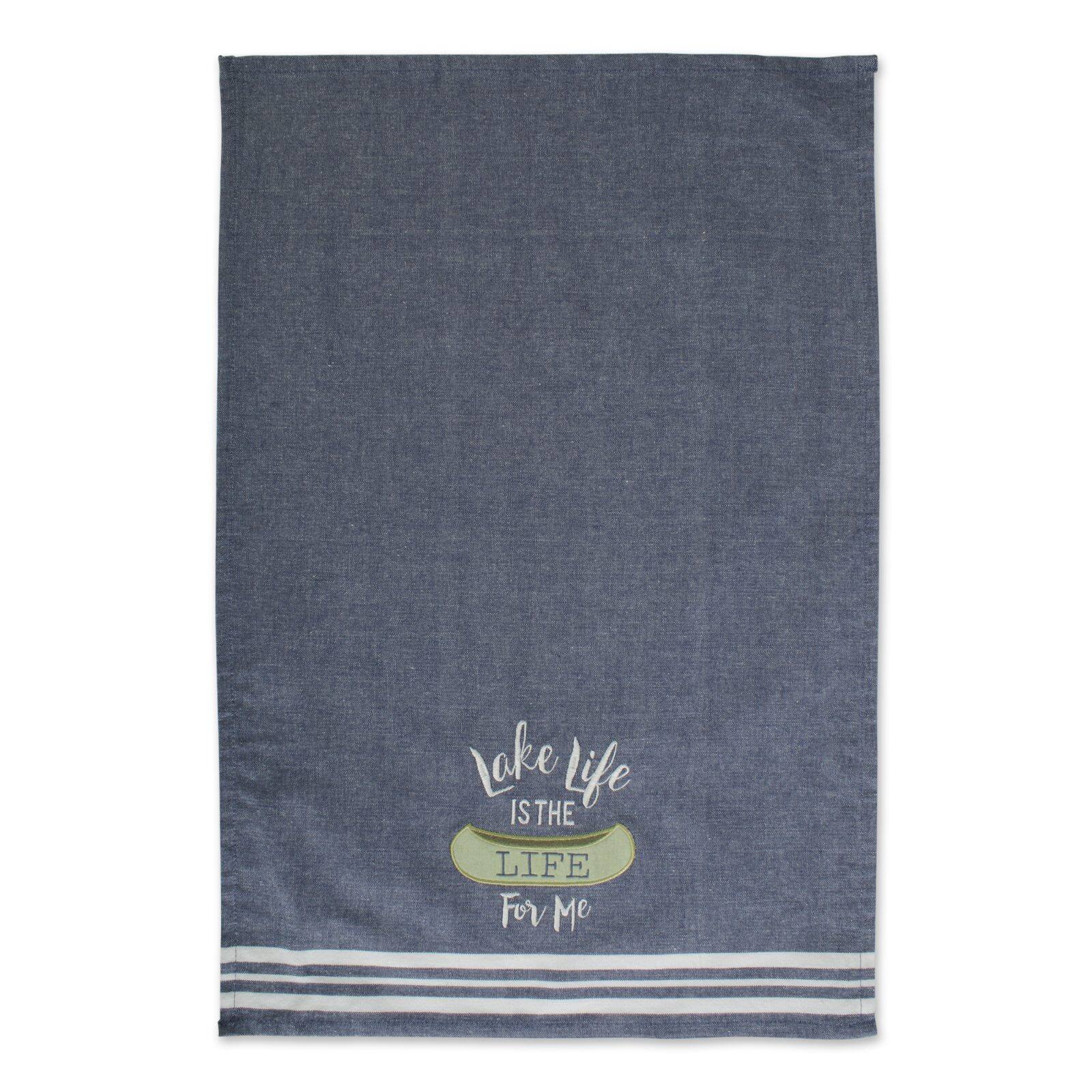 DII&#xAE; Lakeside Embellished Dishtowel Set
