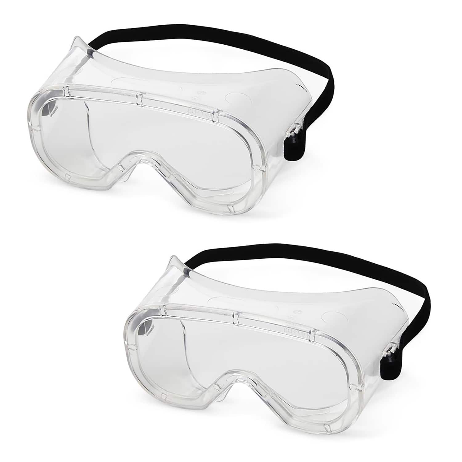 Non-Vented Anti-Fog & Anti-Splash Safety Goggles