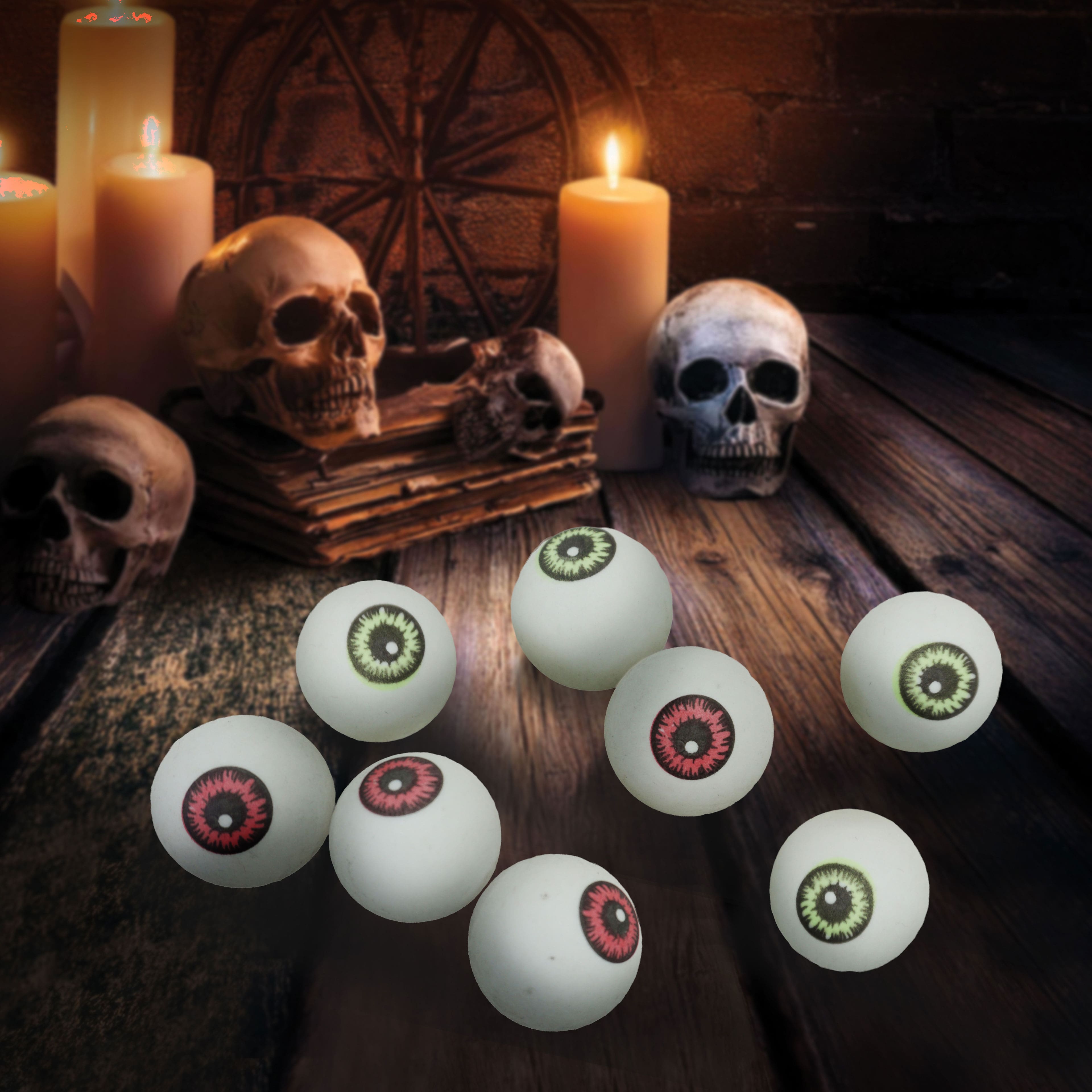 1.5&#x22; Red &#x26; Green Eye Balls, 8ct. by Ashland&#xAE;