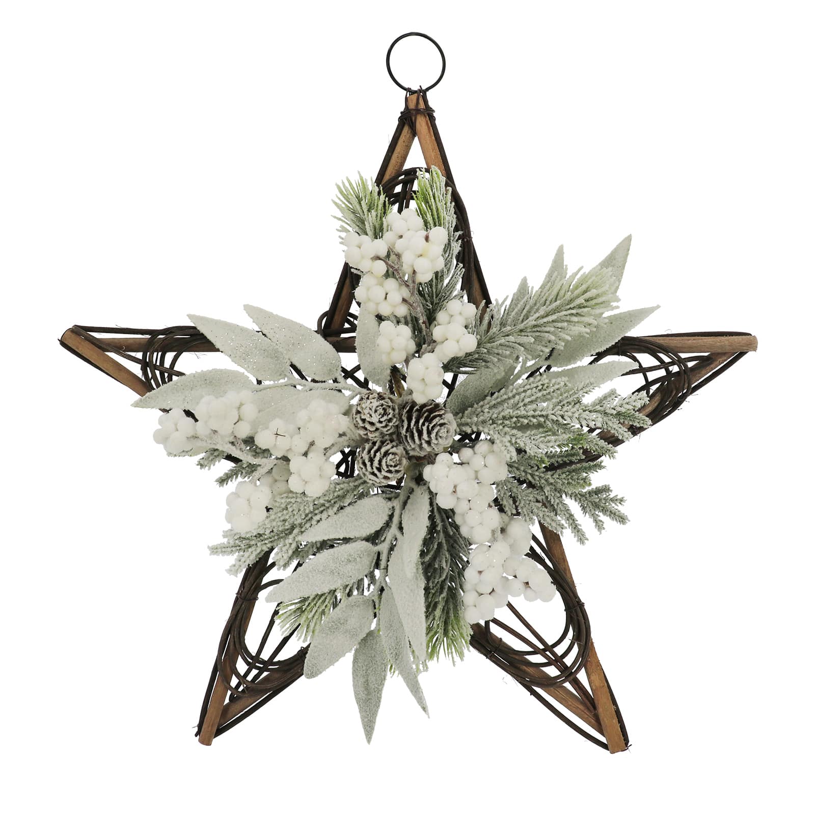 15&#x22; Shimmery Pine &#x26; Berry Grapevine Star by Ashland&#xAE;
