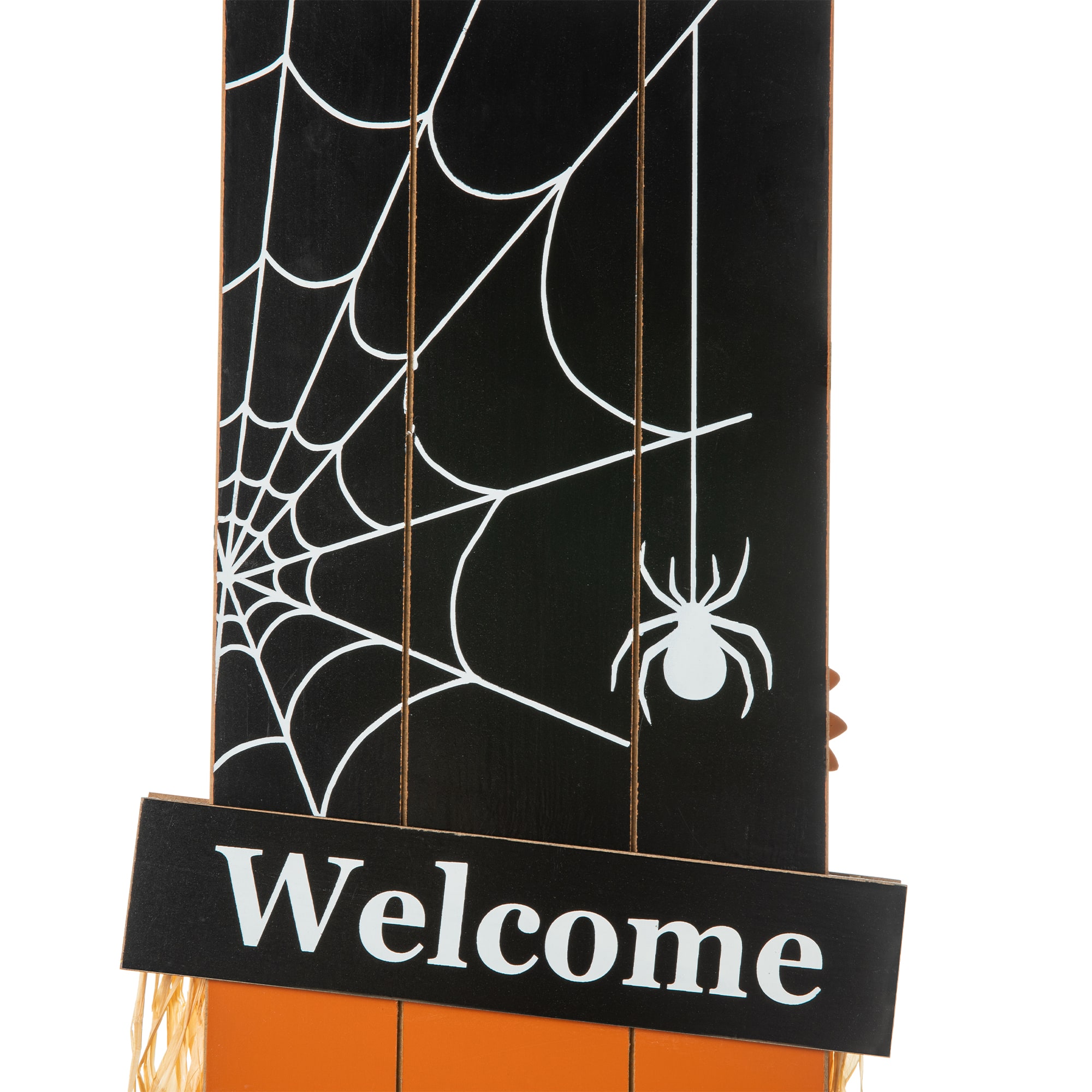 Glitzhome® 36" Double Sided Wooden Scarecrow & Pumpkin Porch Décor For Halloween & Fall