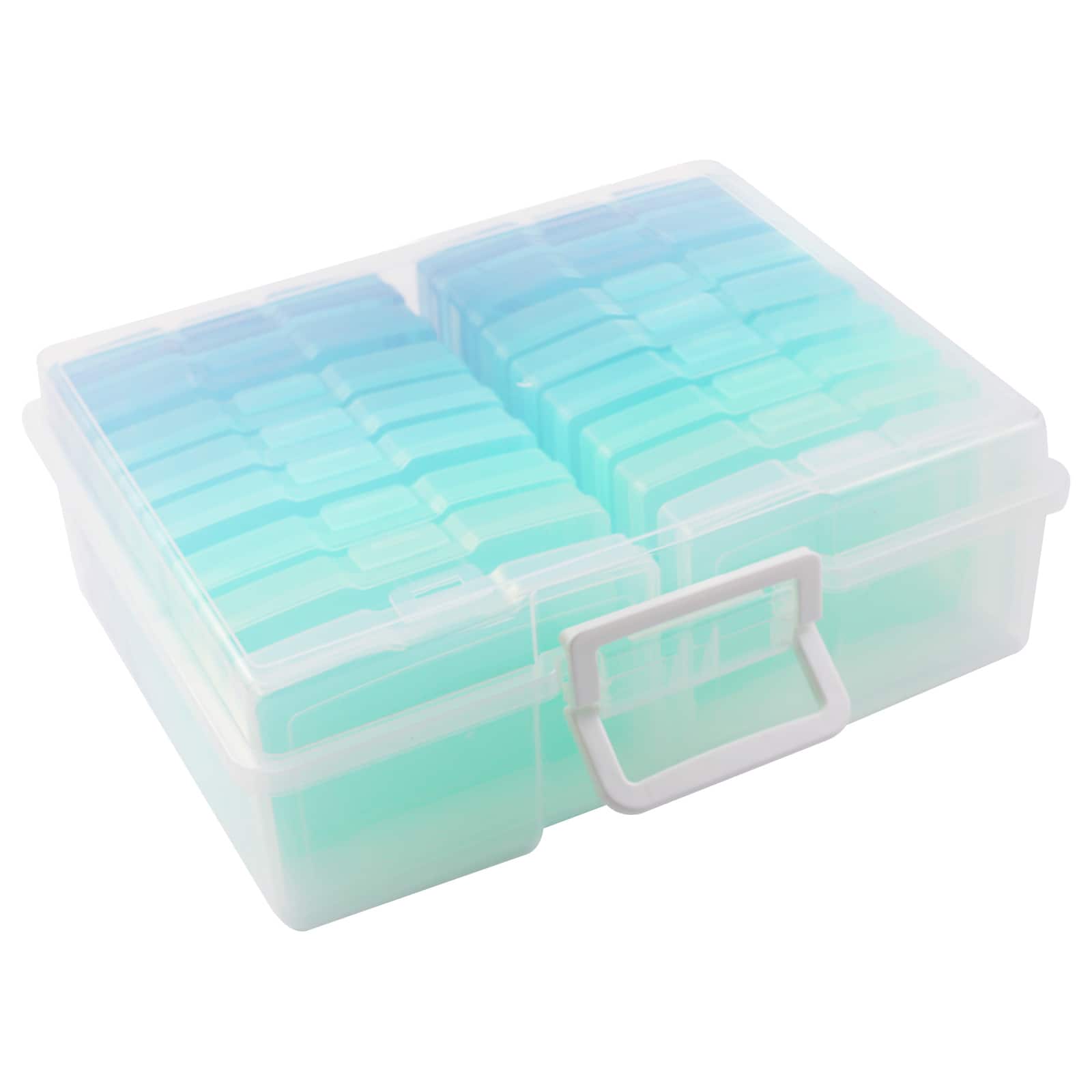 8 Pack: Blue Ombre Photo &#x26; Craft Keeper by Simply Tidy&#xAE;