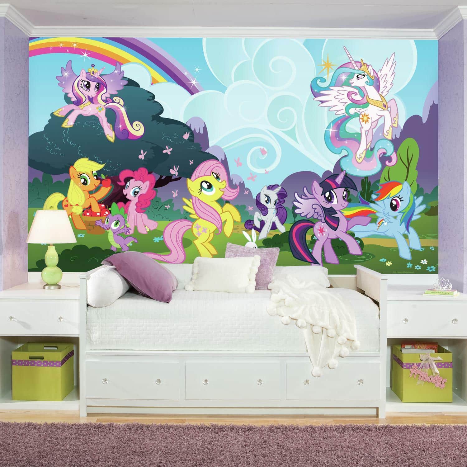 RoomMates My Little Pony XL Chair Rail Prepasted Mural
