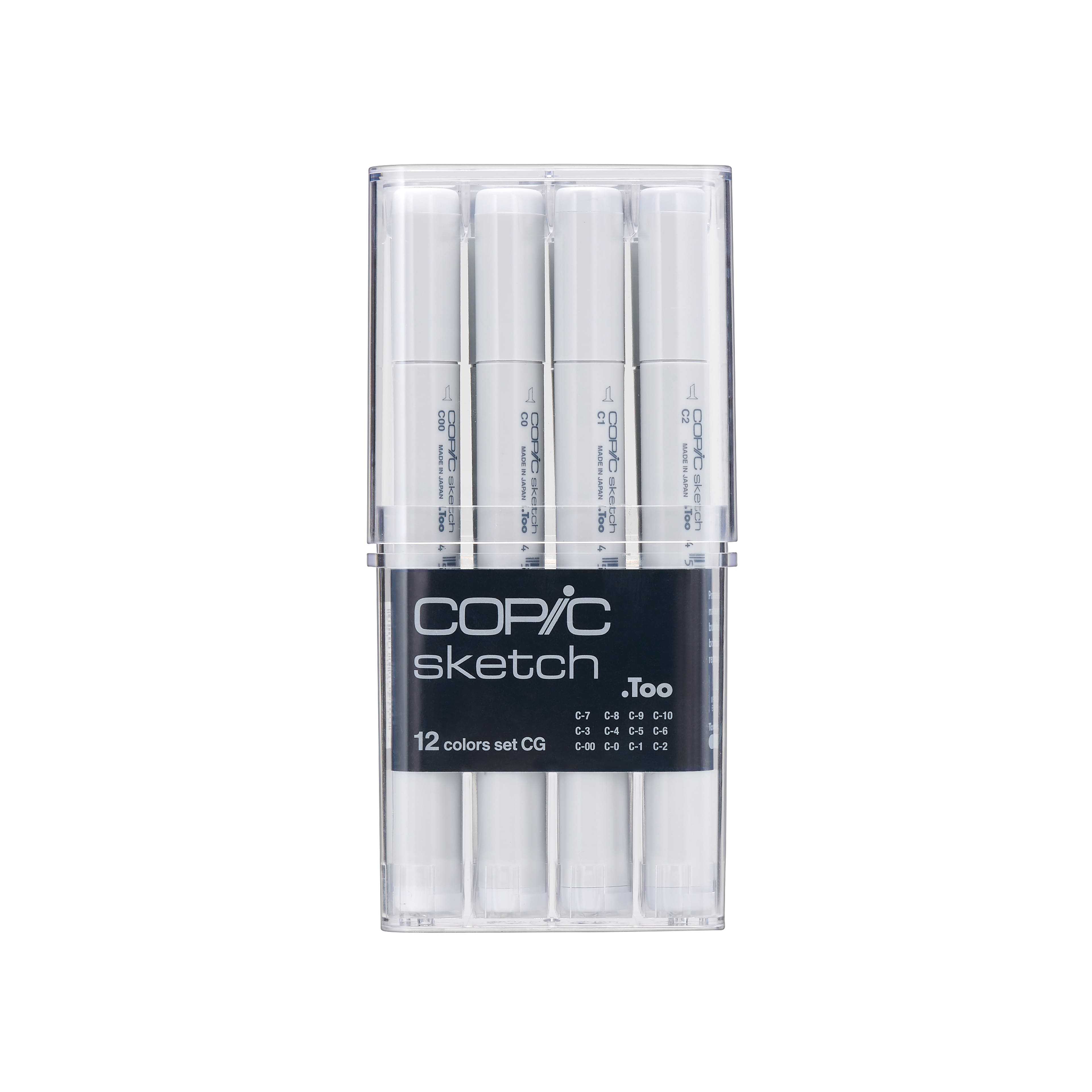 Copic® Sketch 12 Piece Cool Gray Set