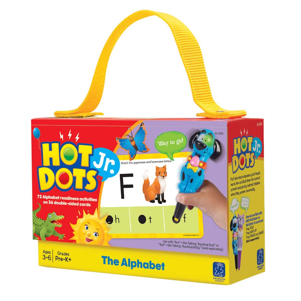 Educational Insights Hot Dots Jr. The Alphabet Card Set 