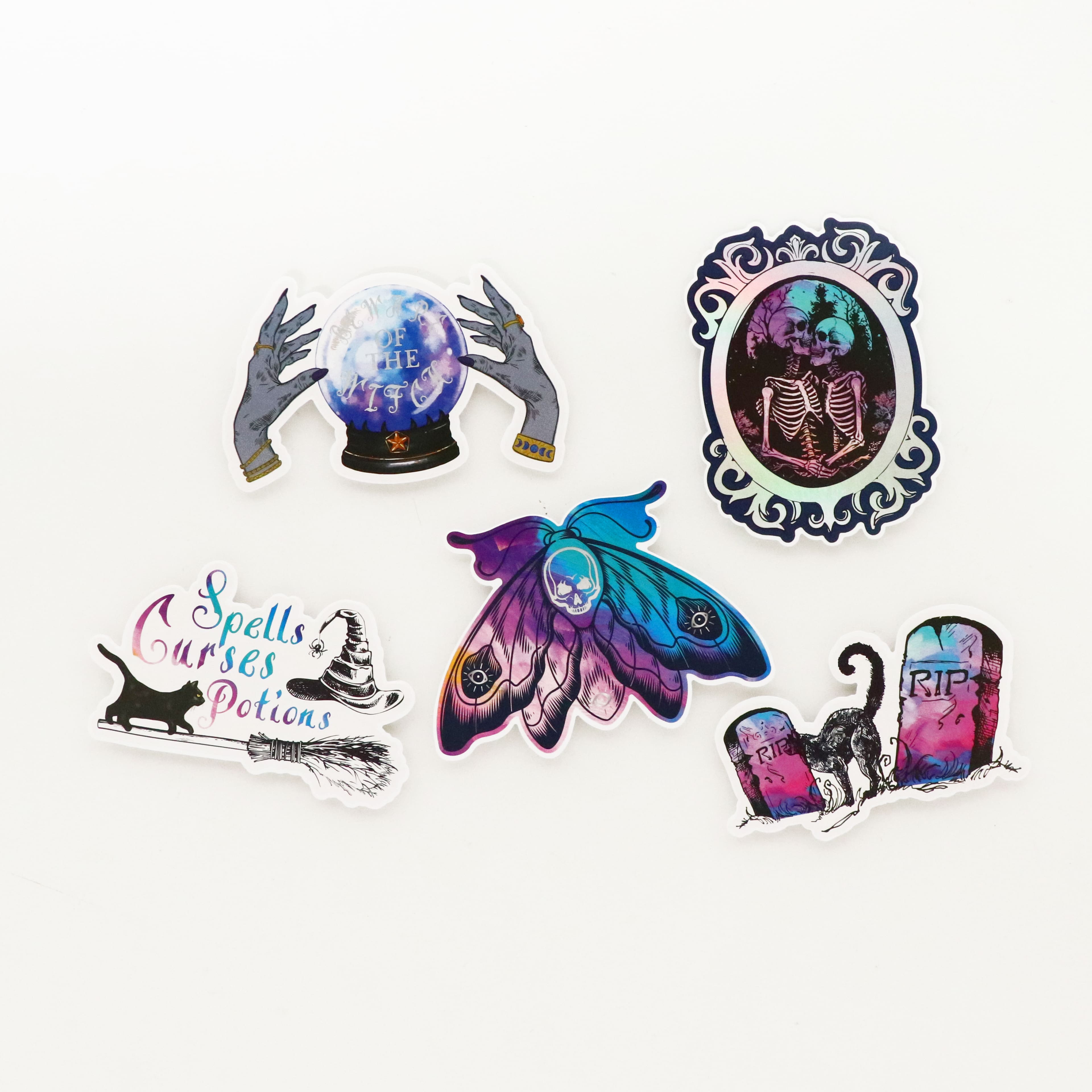 Iridescent Moon Vinyl Die-Cut Stickers by Recollections&#x2122;