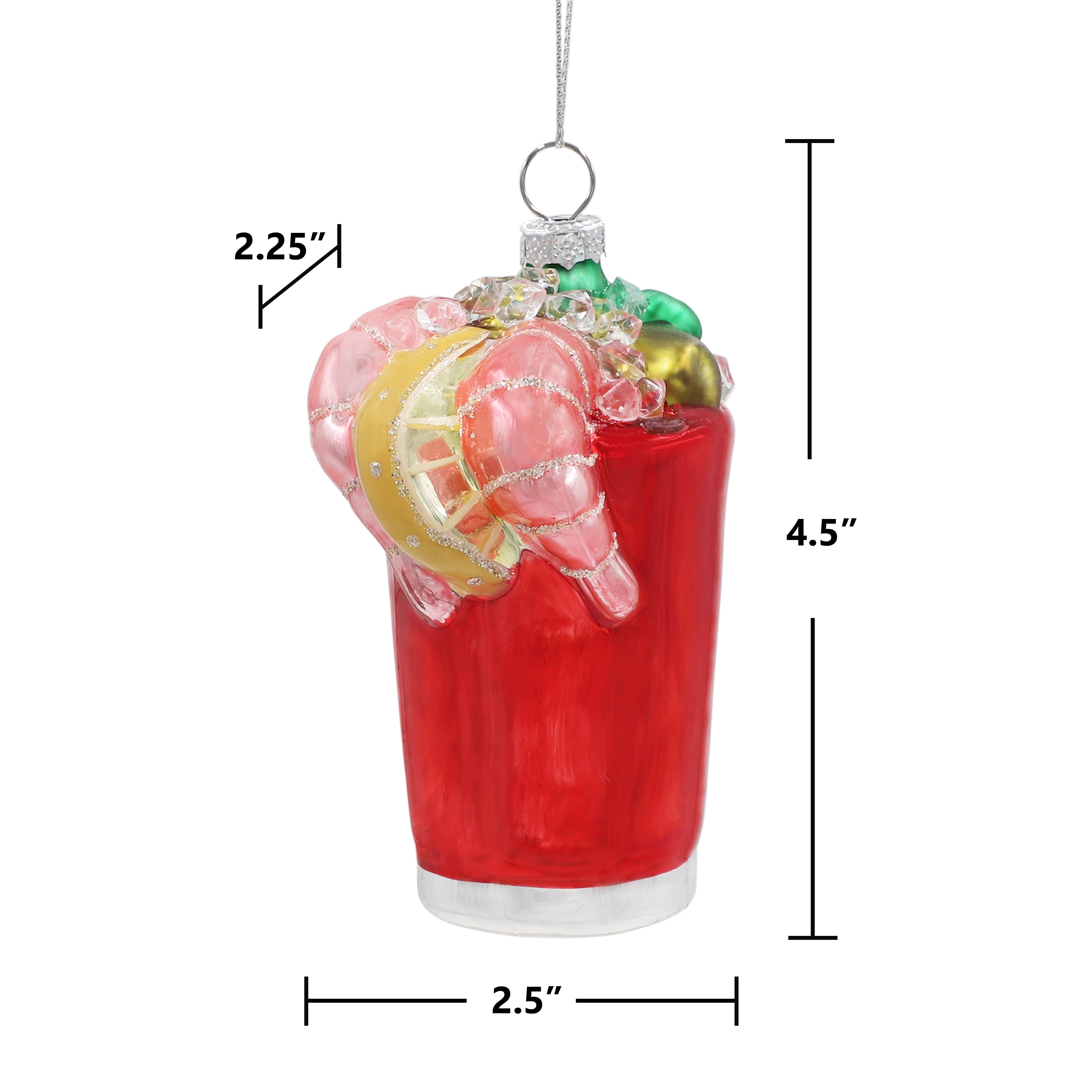 4.5&#x22; Bloody Mary Glass Ornament by Ashland&#xAE;