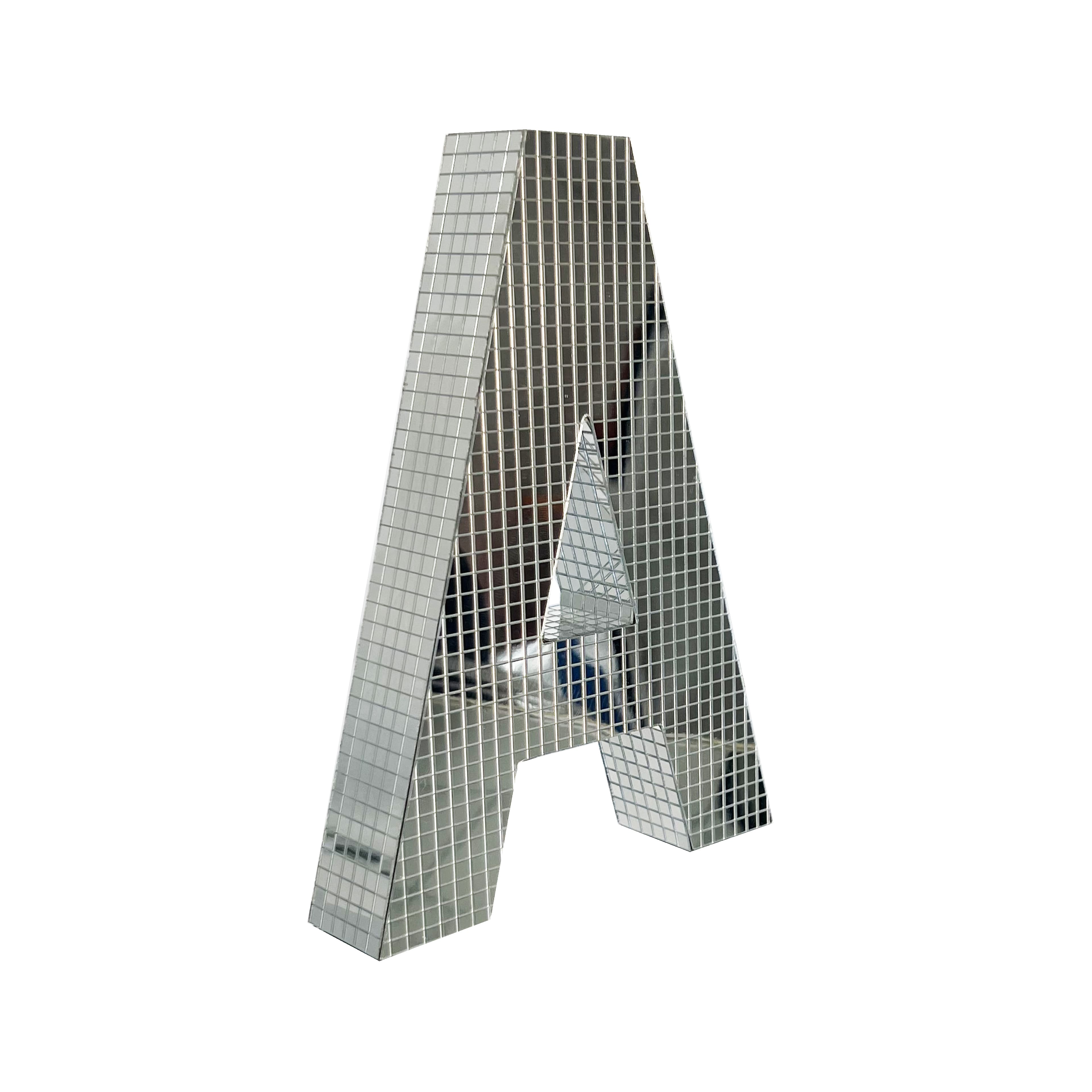 7.75&#x22; Silver Disco Monogram Letter by Ashland&#xAE;