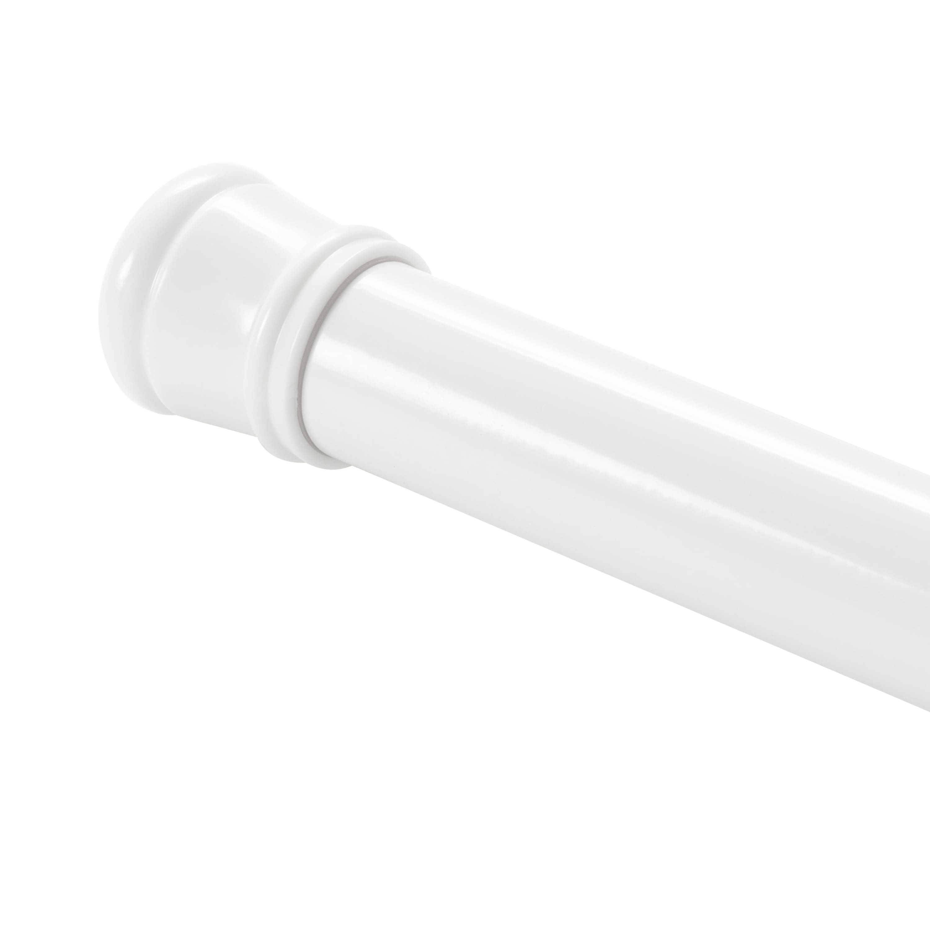 Bath Bliss White Tension Shower Rod