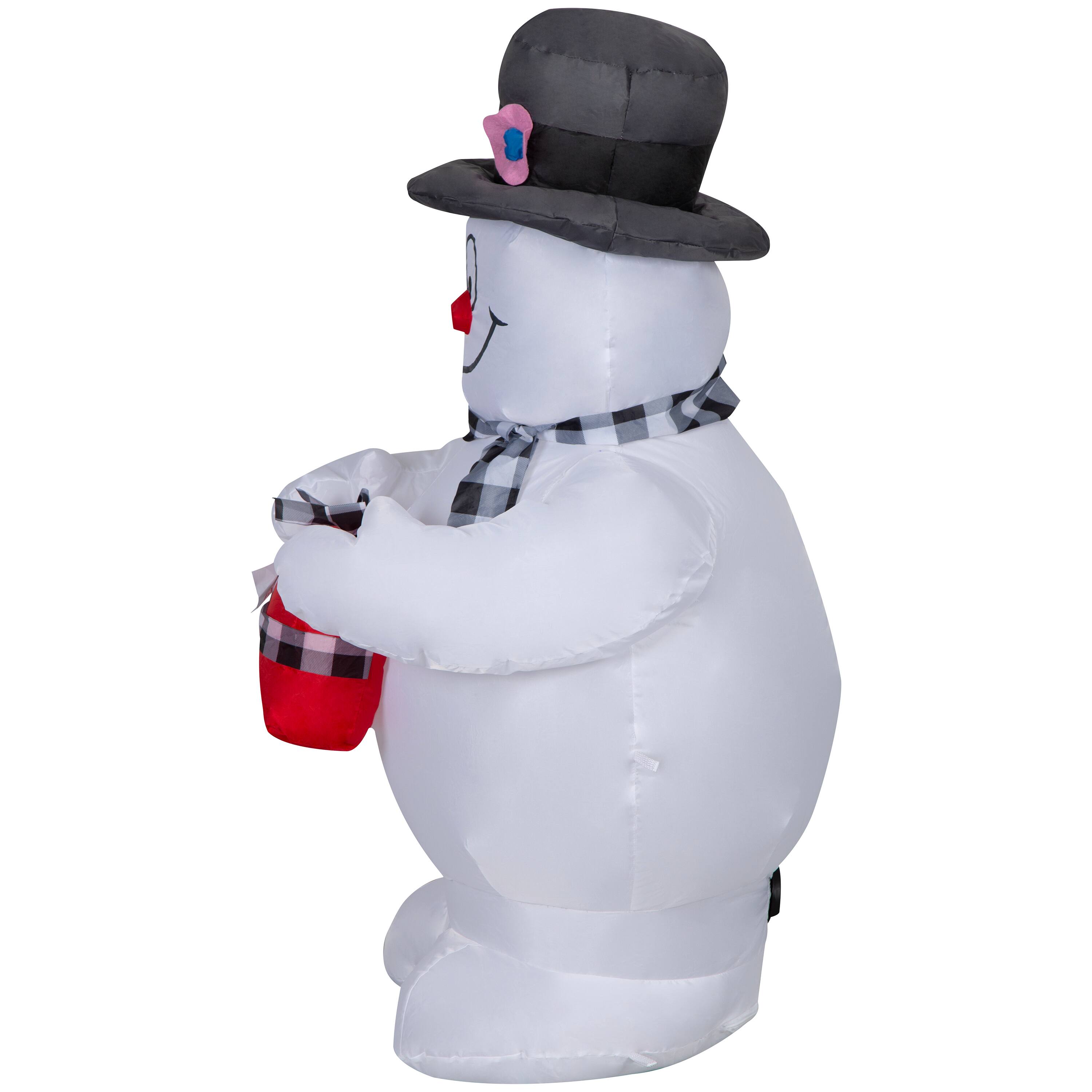 3.5ft. Airblown&#xAE; Inflatable Christmas Frosty the Snowman with Scarf