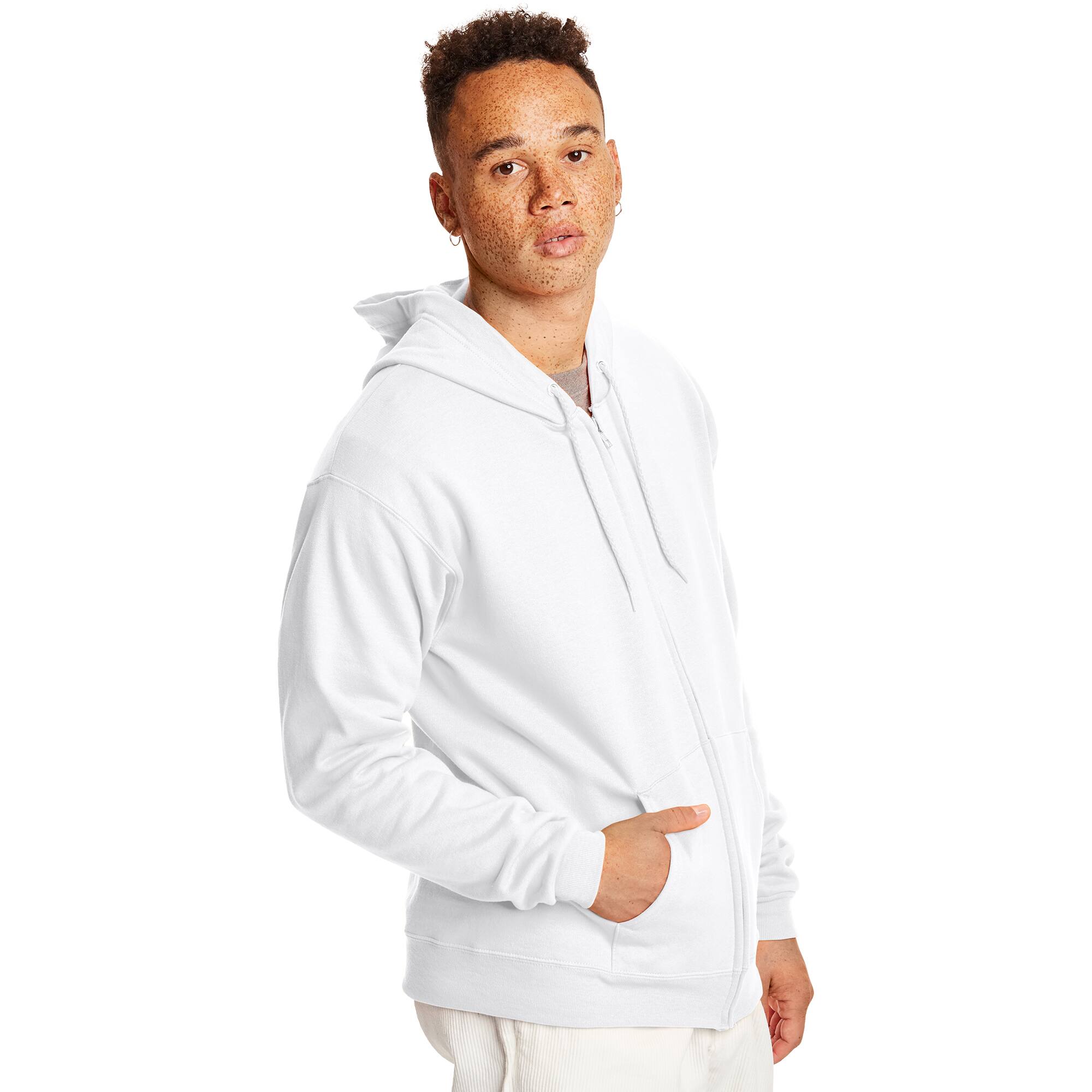 Hanes EcoSmart Fleece Full-Zip Men&#x27;s Hoodie
