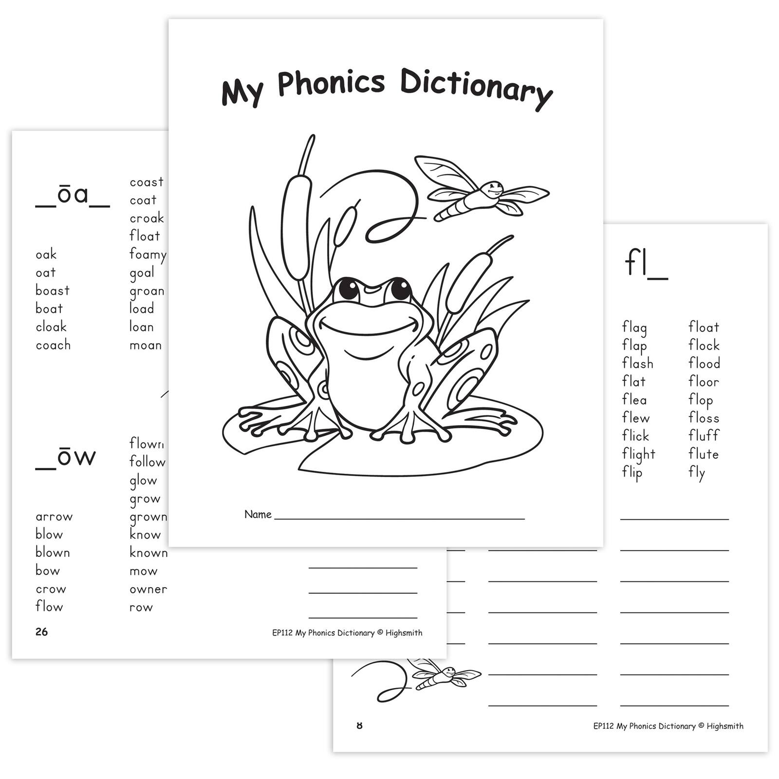 Edupress&#x2122; My Phonics Dictionary Book, 6ct.