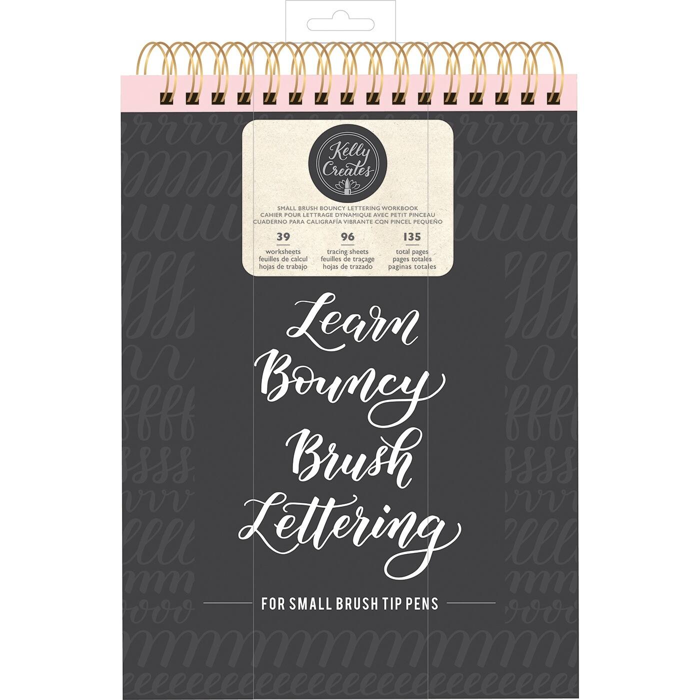 American Crafts™ Kelly Creates Small Brush Bouncy Lettering Workbook | Michaels®