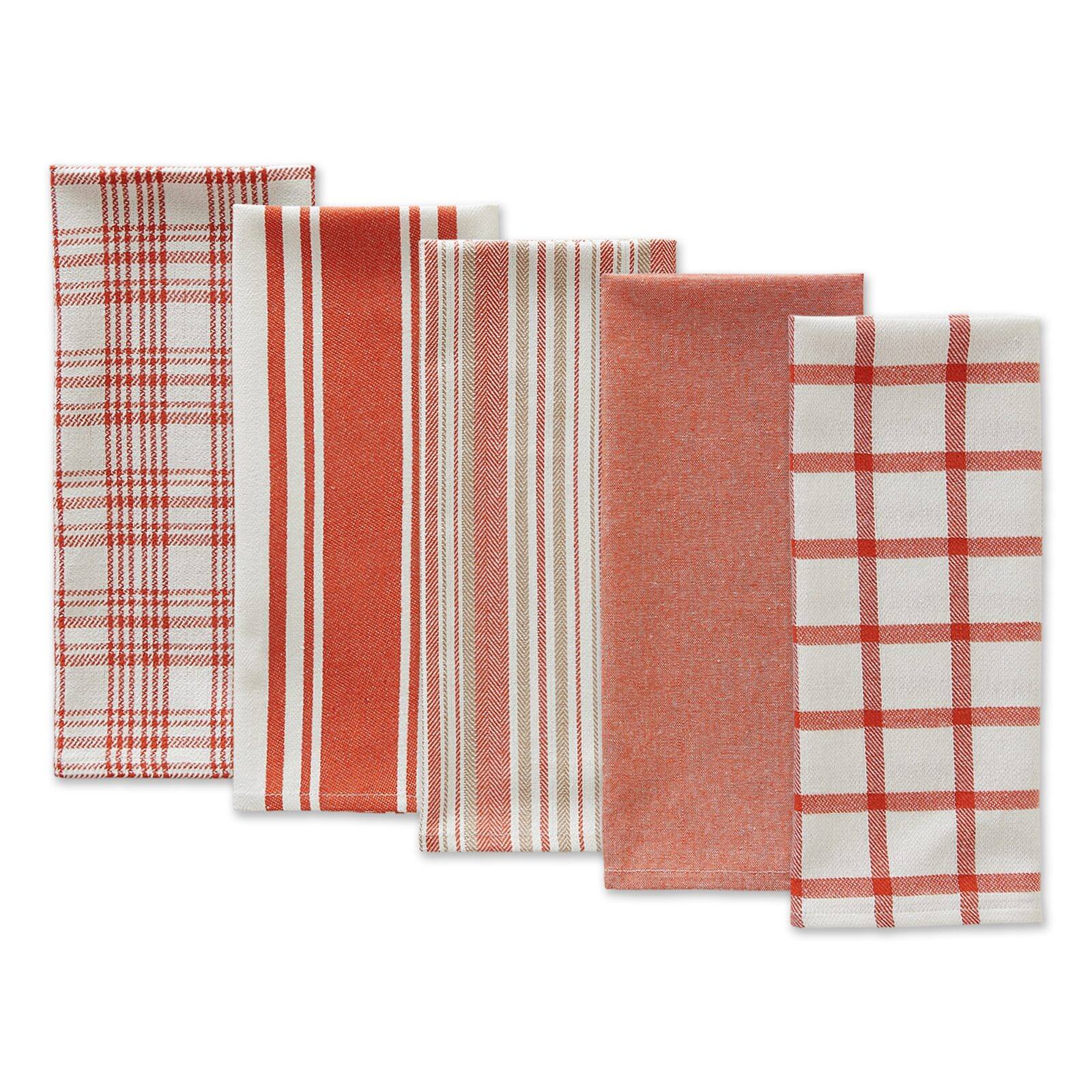 DII® Assorted Spice Woven Dishtowels Set