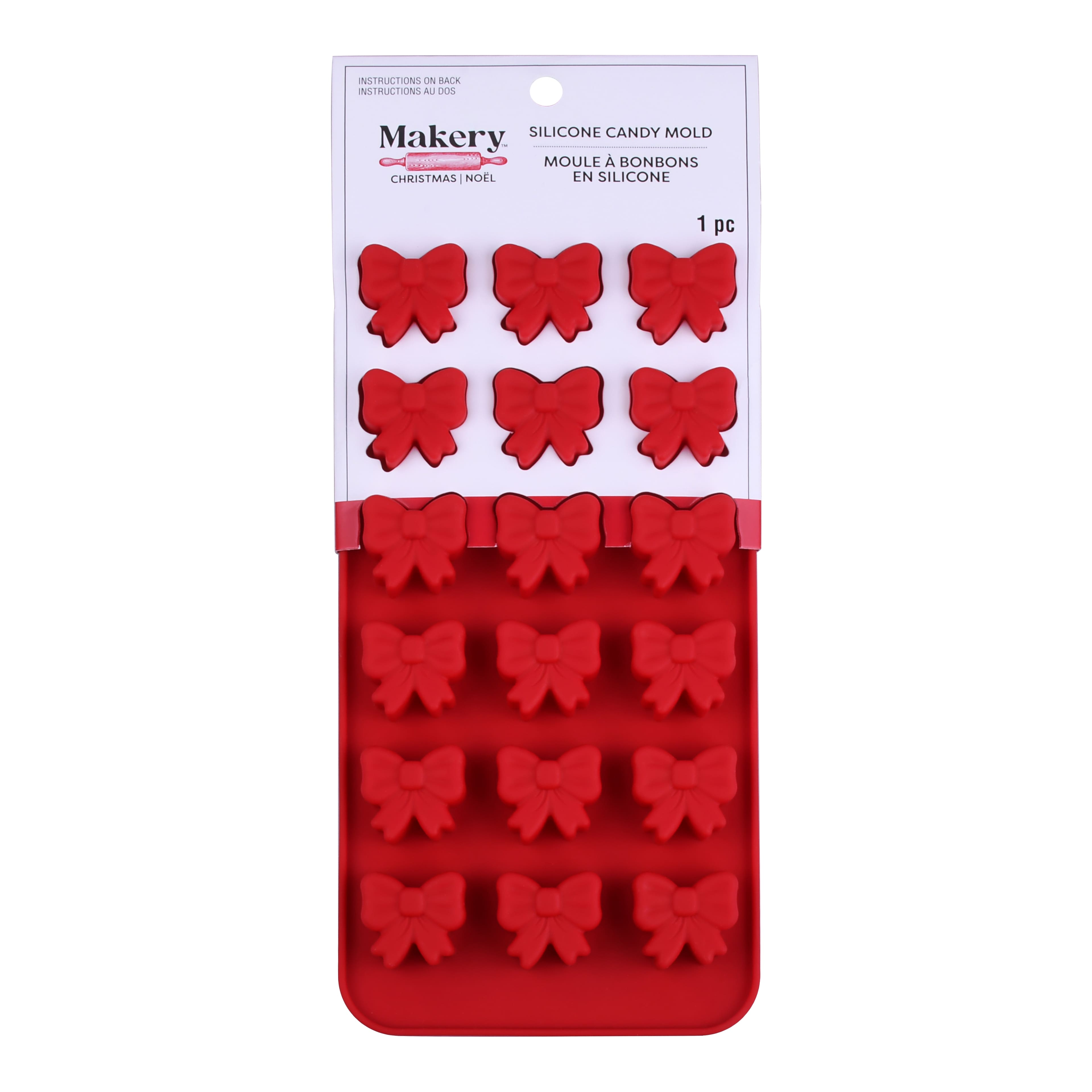 Christmas Bows Silicone Candy Mold by Makery&#x2122;