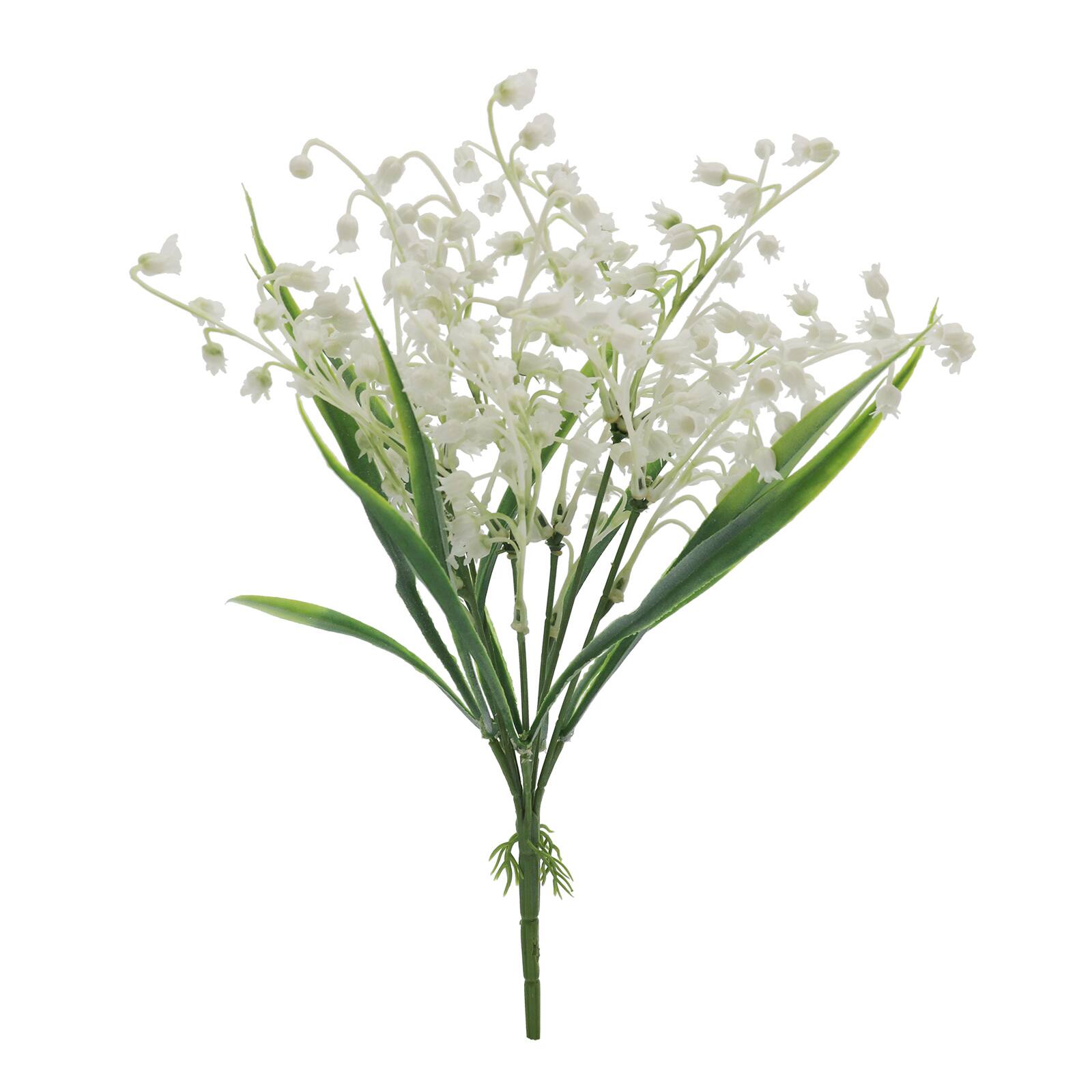 15" White Lily of the Valley Deluxe Bush by Ashland®