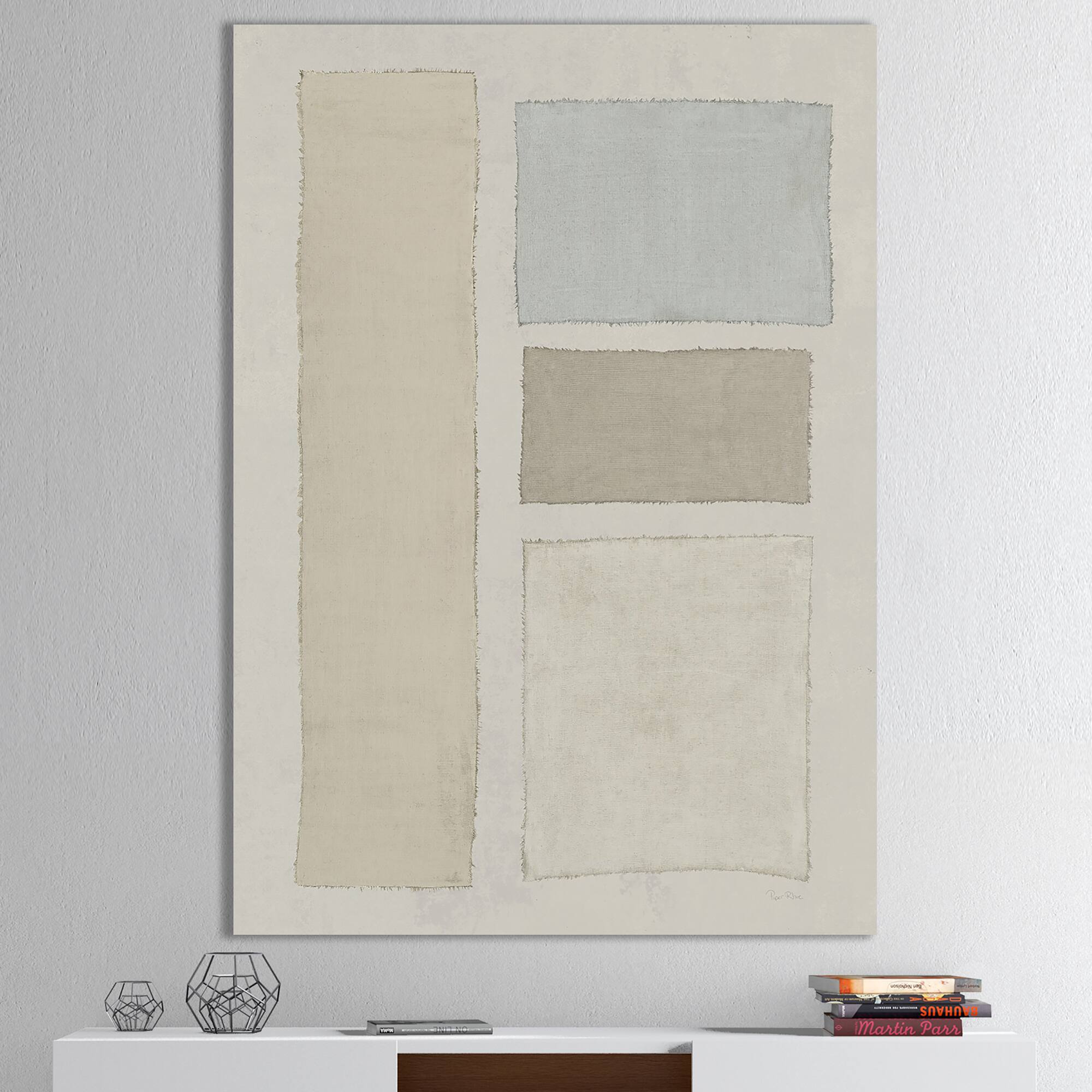 Designart - Painted Weaving III FB - Modern & Contemporary Premium Canvas Wall Art