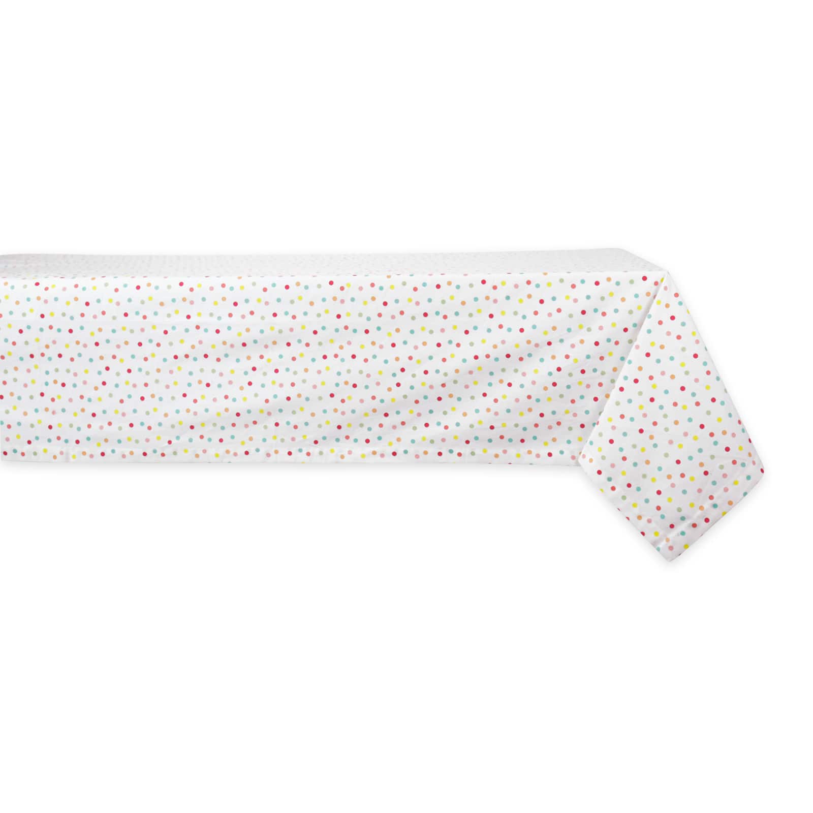 Multi Polka Dots Print Tablecloth 52" x 52"