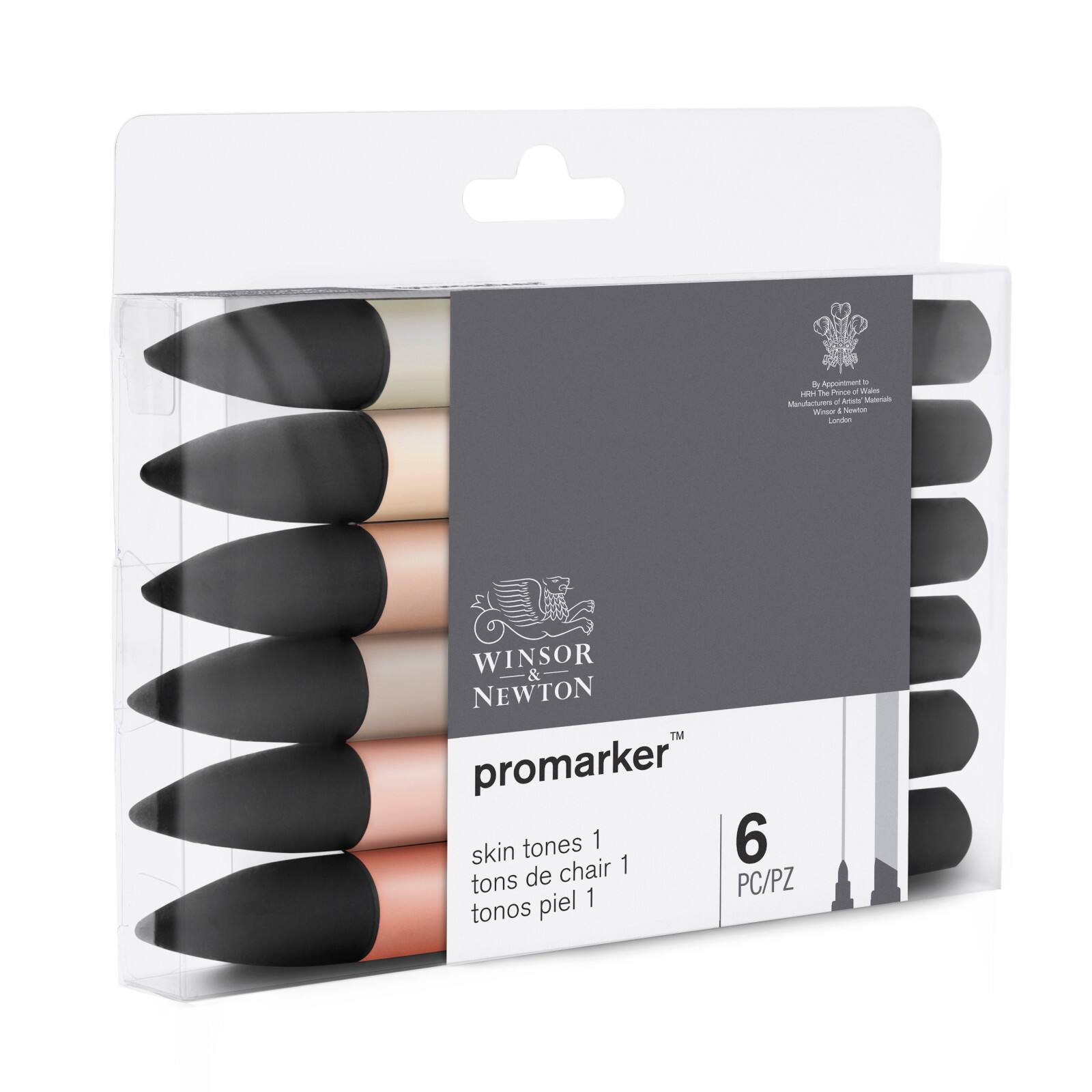 Winsor & Newton® ProMarker™ Skin Tones 6 Marker Set