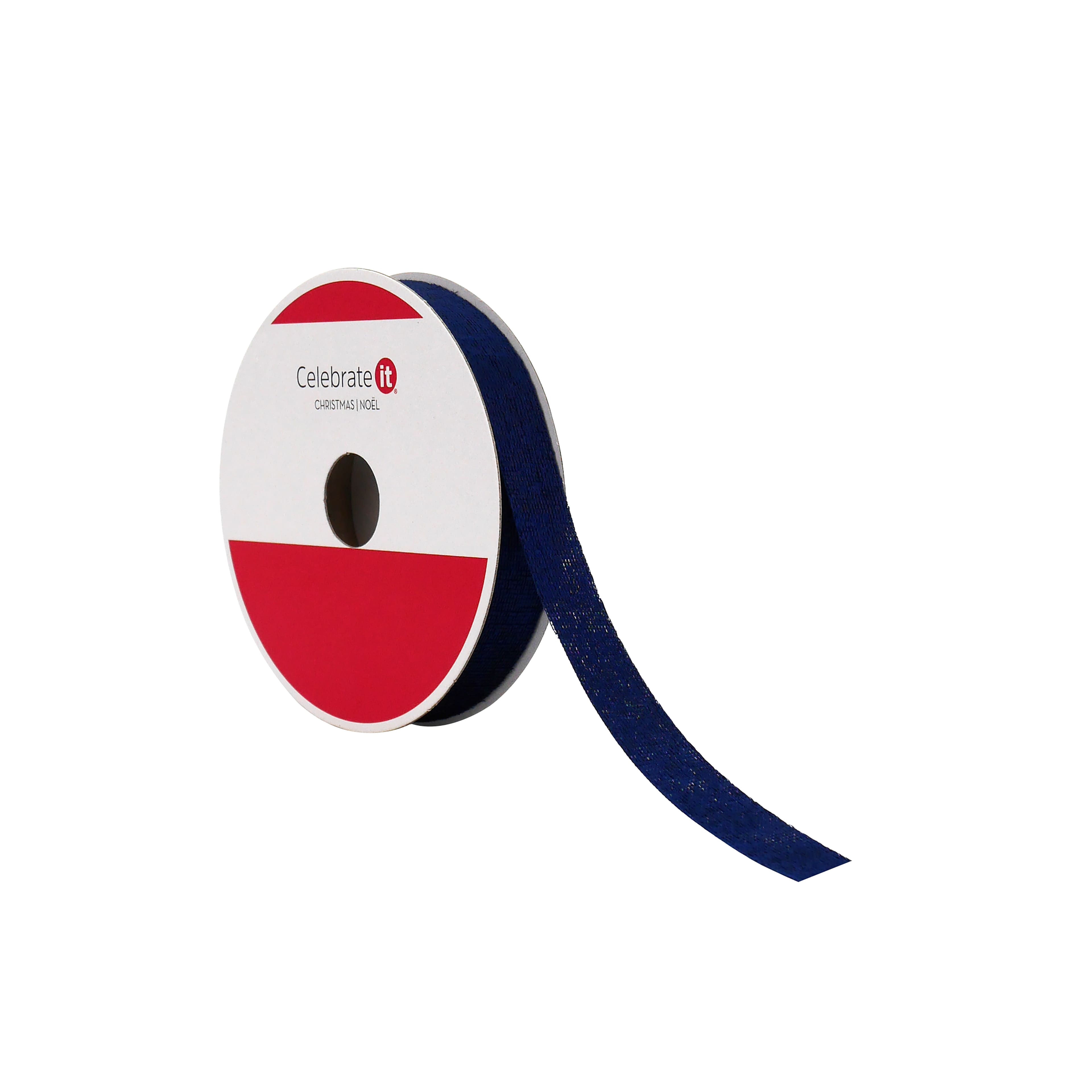 5/8&#x22; x 30ft. Blue Velvet Ribbon by Celebrate It&#xAE;