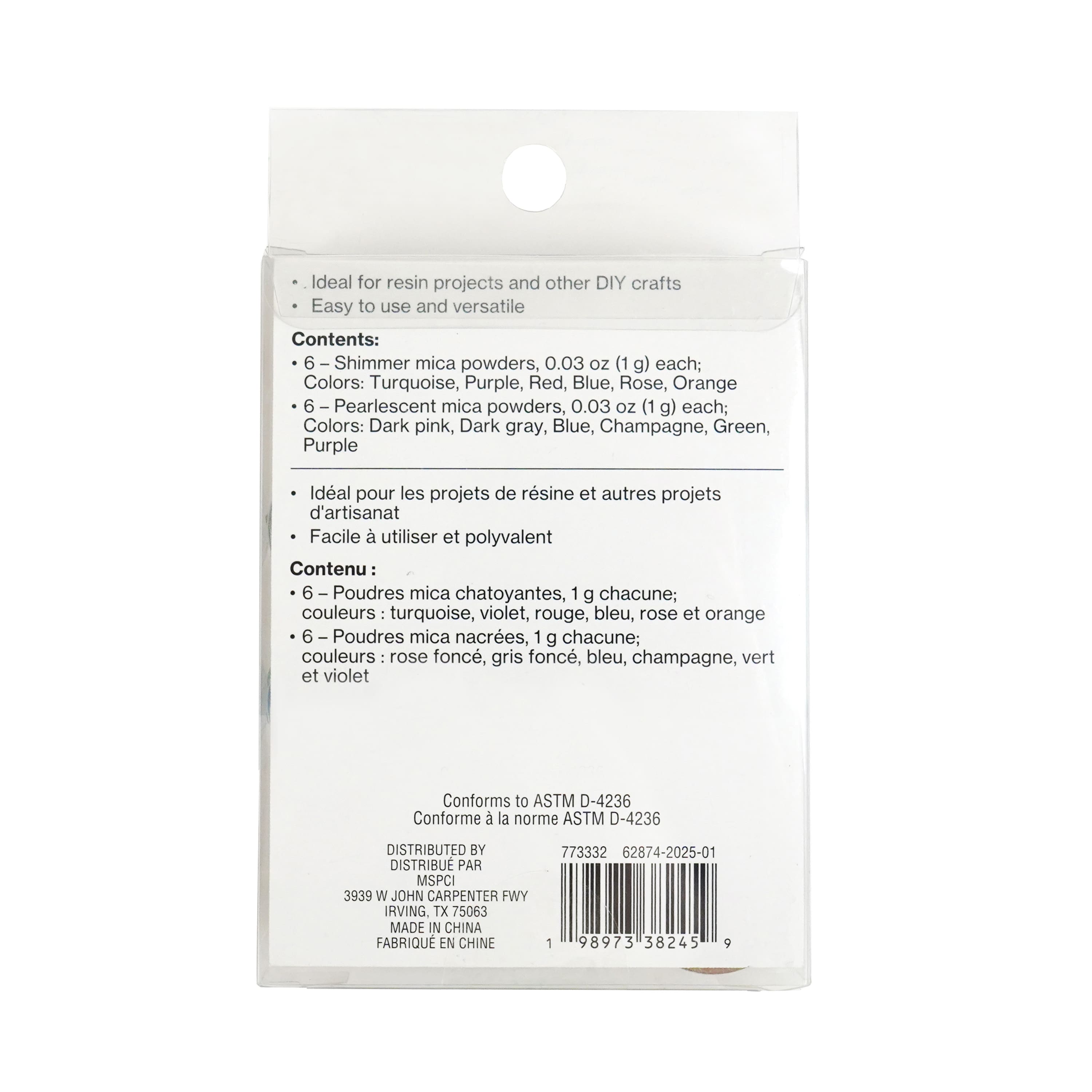 Shimmer & Pearlescent Resin Powder Mix-Ins, 12ct. by Craft Smart™