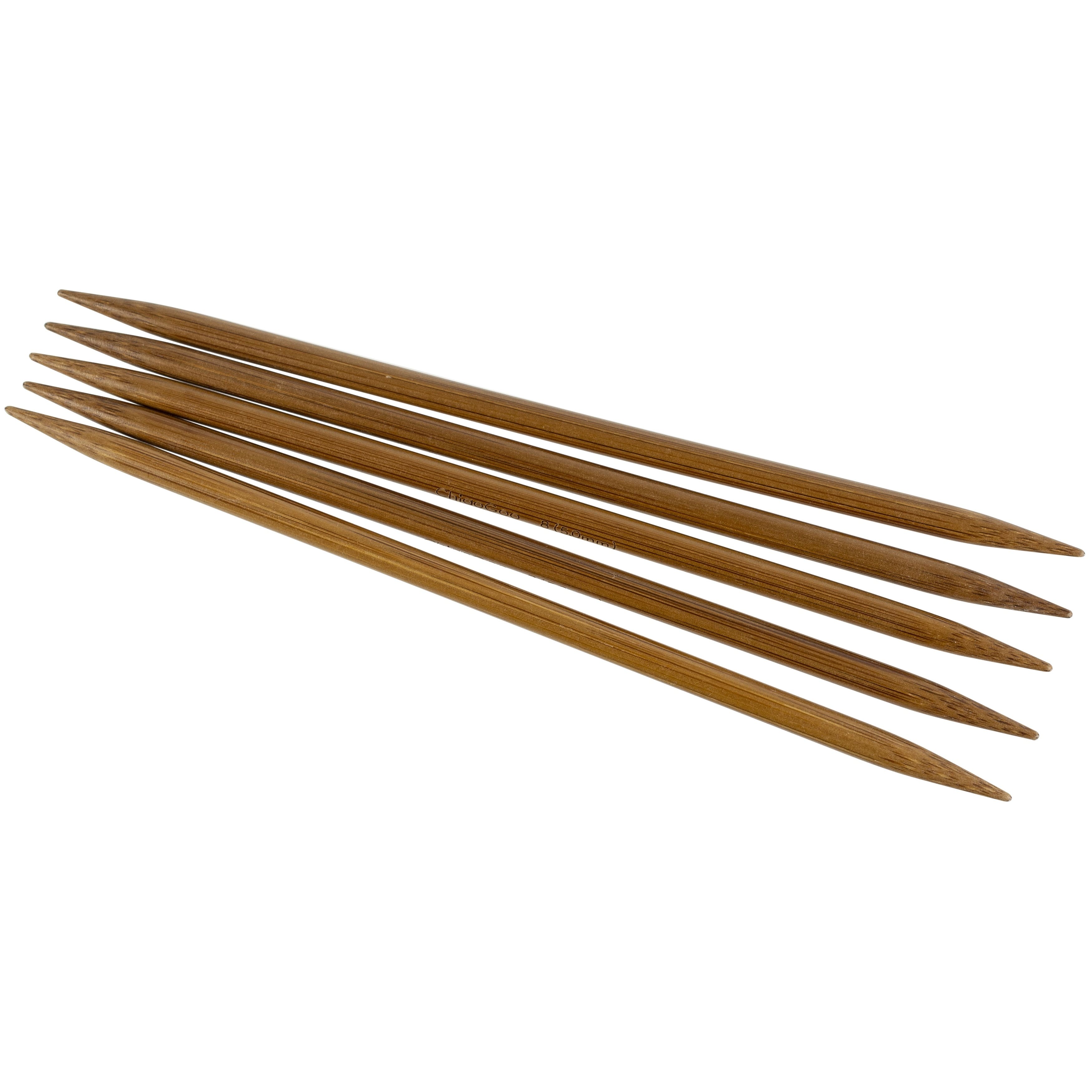 ChiaoGoo 6&#x22; Double Point Dark Patina Knitting Needles