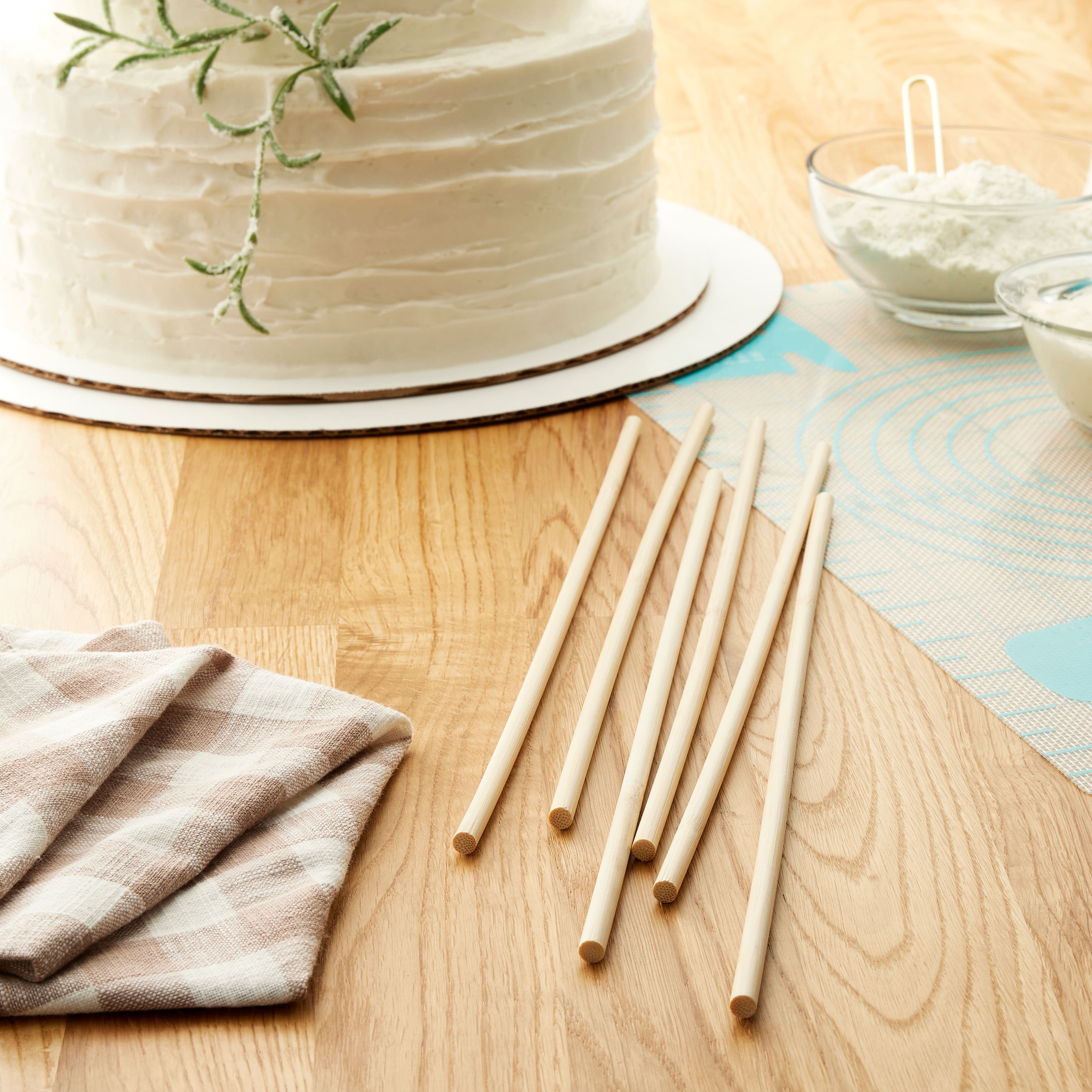 12 Packs: 12 ct. (144 total) Bamboo Dowel Rods by Celebrate It&#xAE;