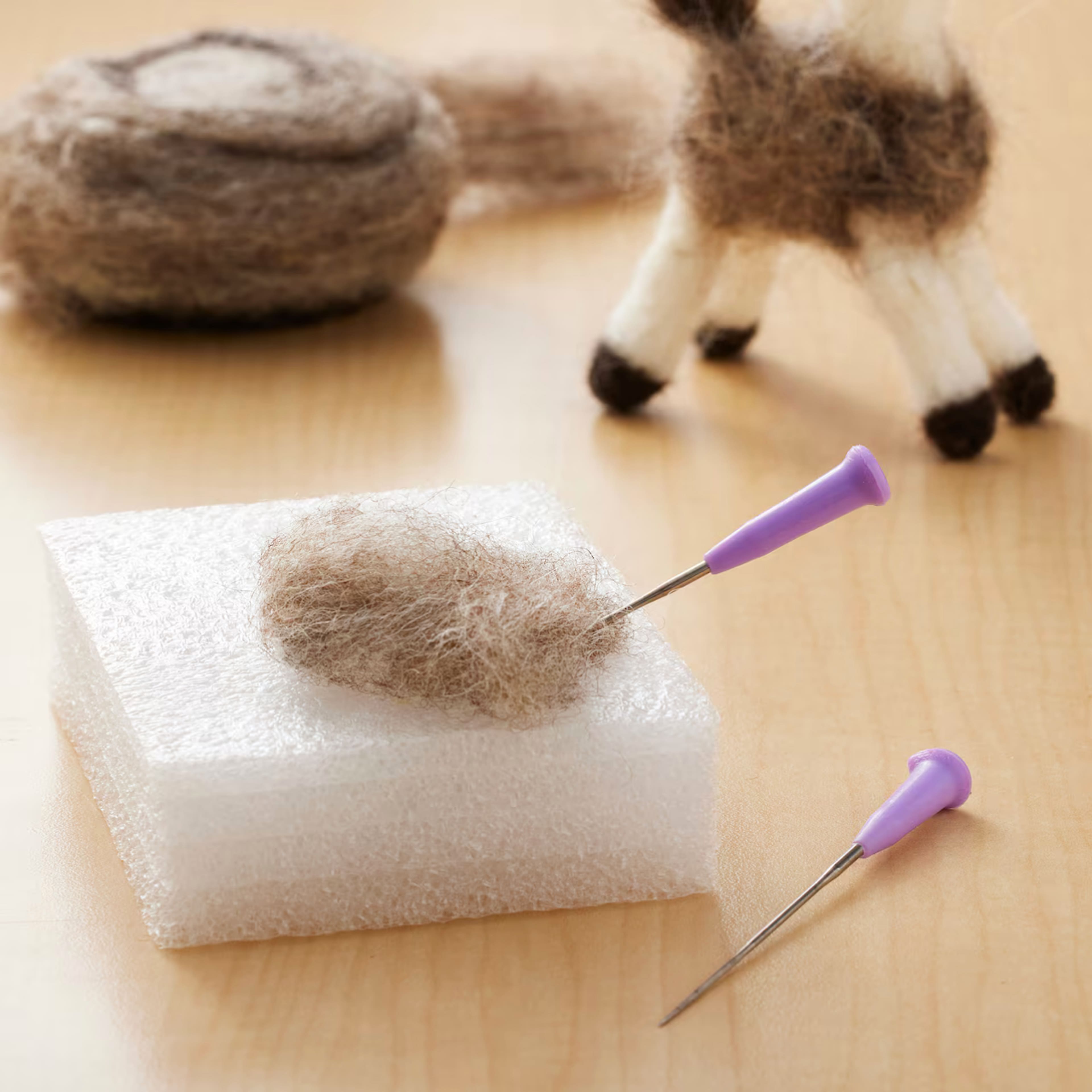 Felting Needles &#x26; Foam Block Set by Loops &#x26; Threads&#xAE;