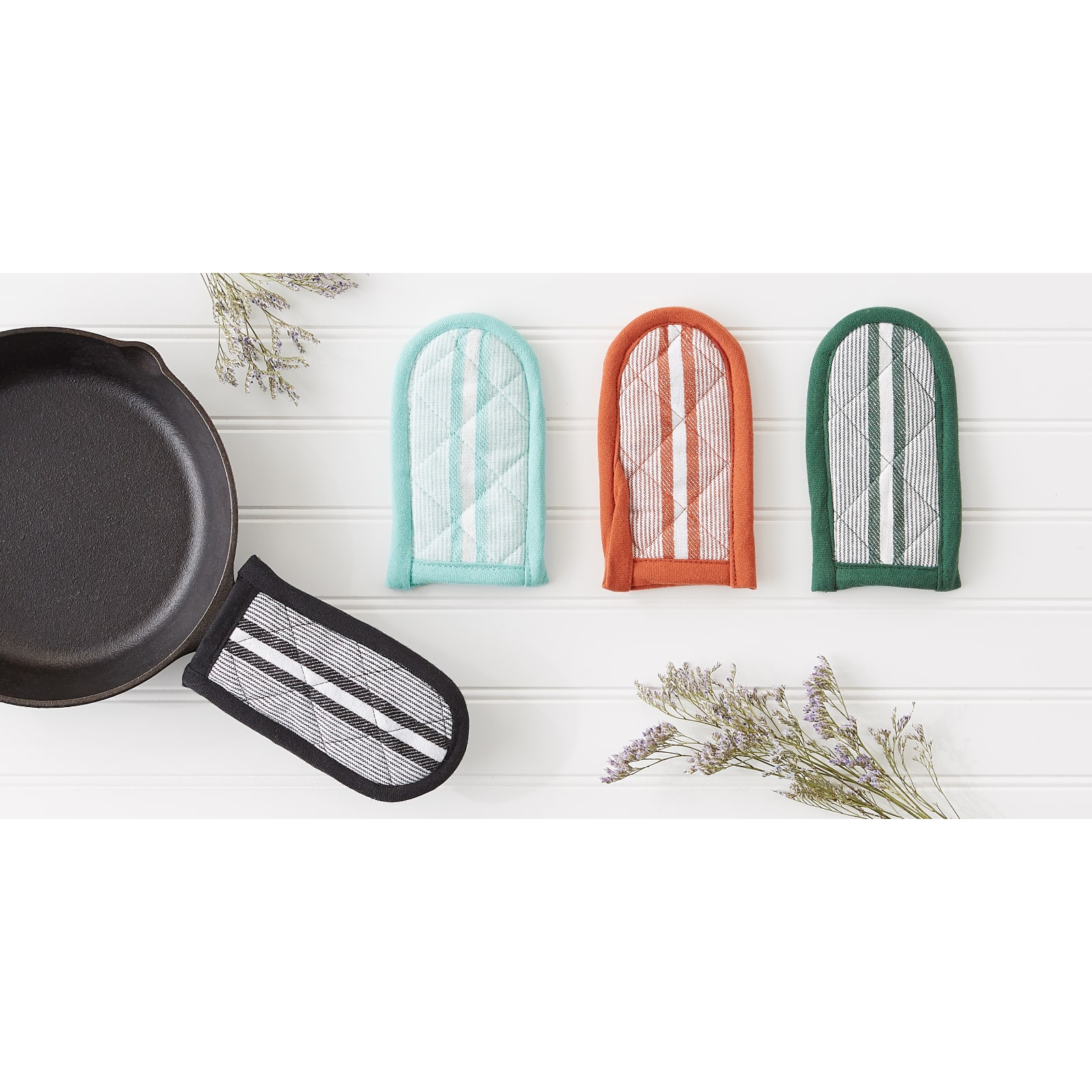 DII® Chef Stripe Pan Handles