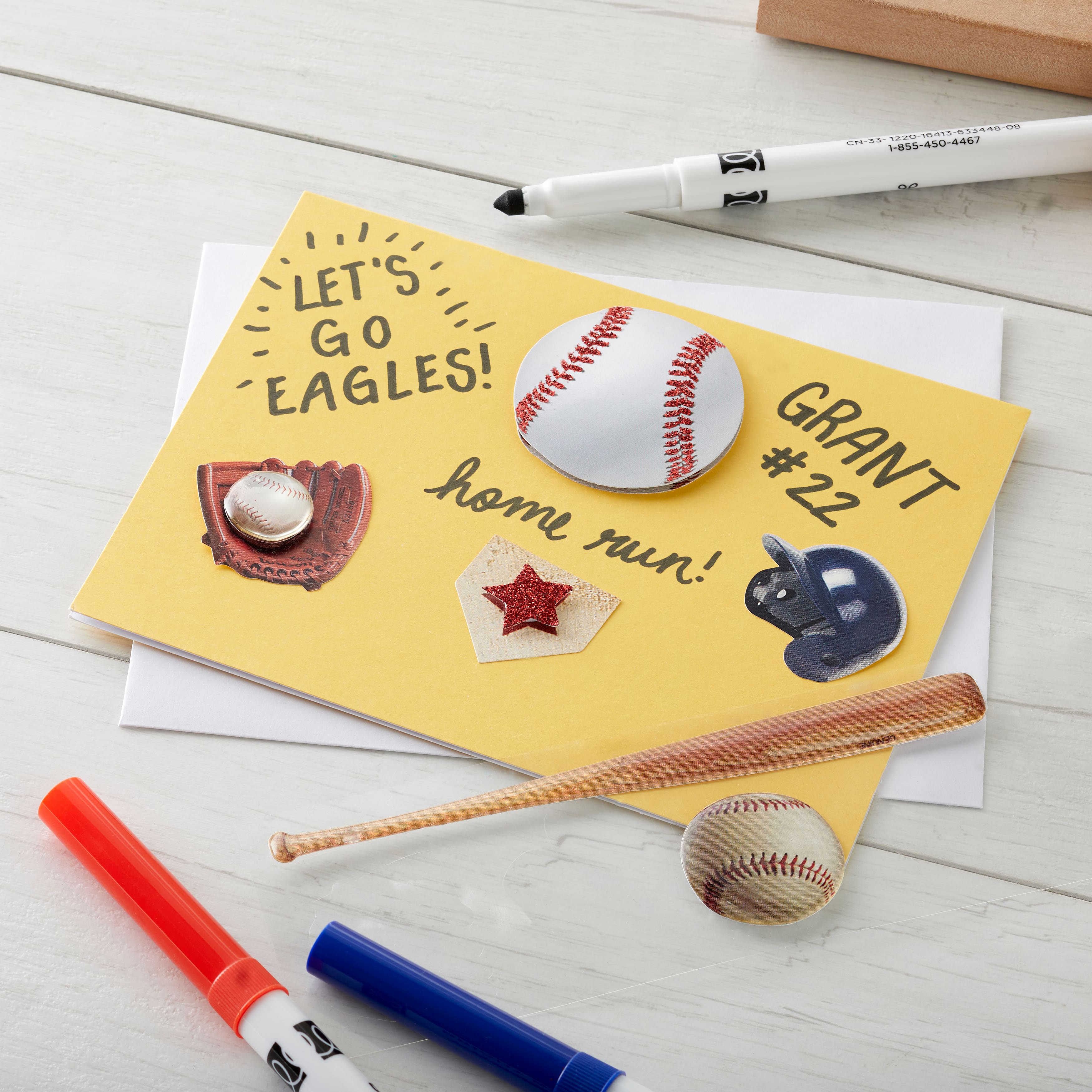 12 Pack: Baseball Icons Dimensional Stickers by Recollections™