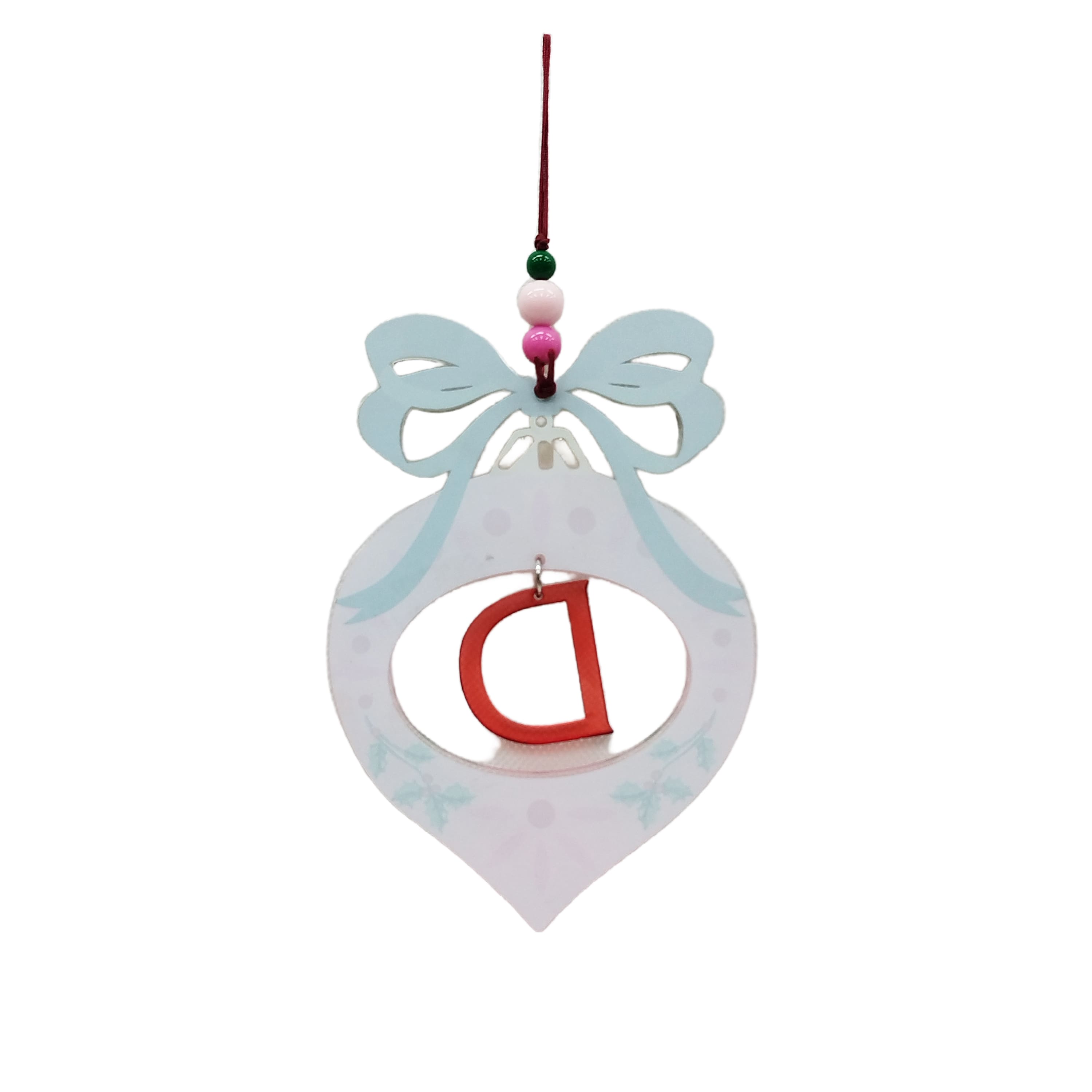7&#x22; Monogram Ornament D&#xE9;cor by Ashland&#xAE;