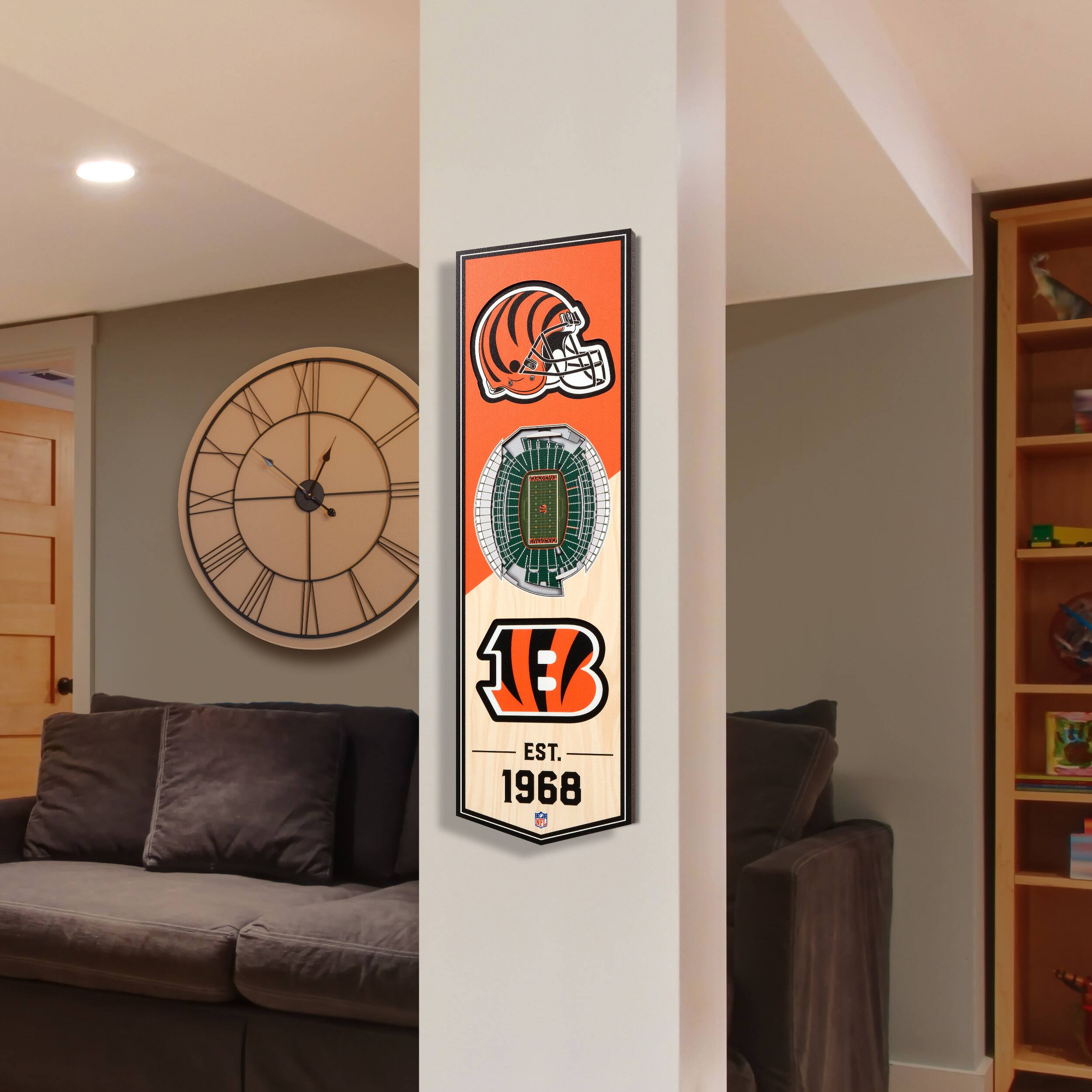 6&#x22; x 19&#x22; 3D StadiumView Banner