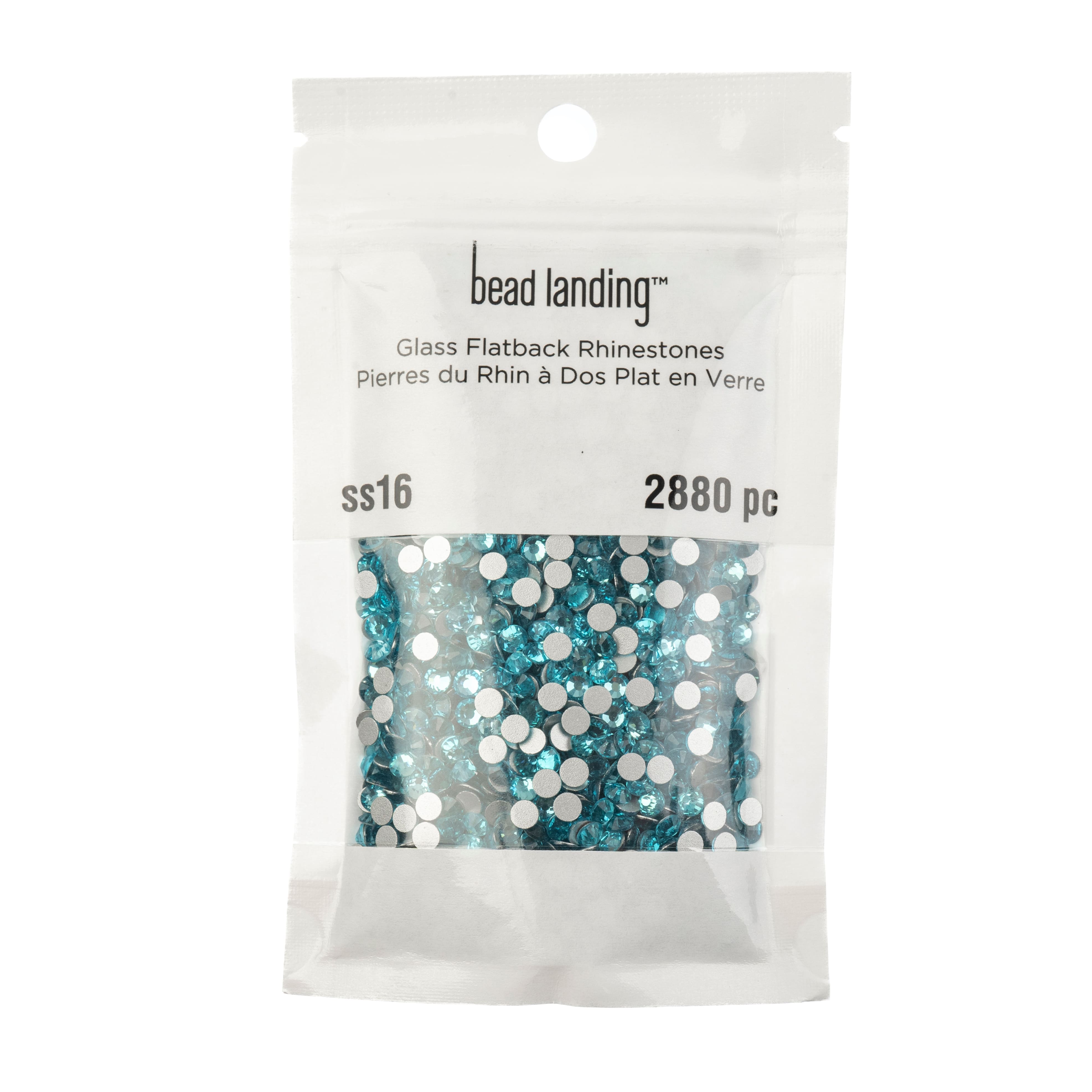 12 Pack: SS16 Glass Flatback Rhinestones by Bead Landing™